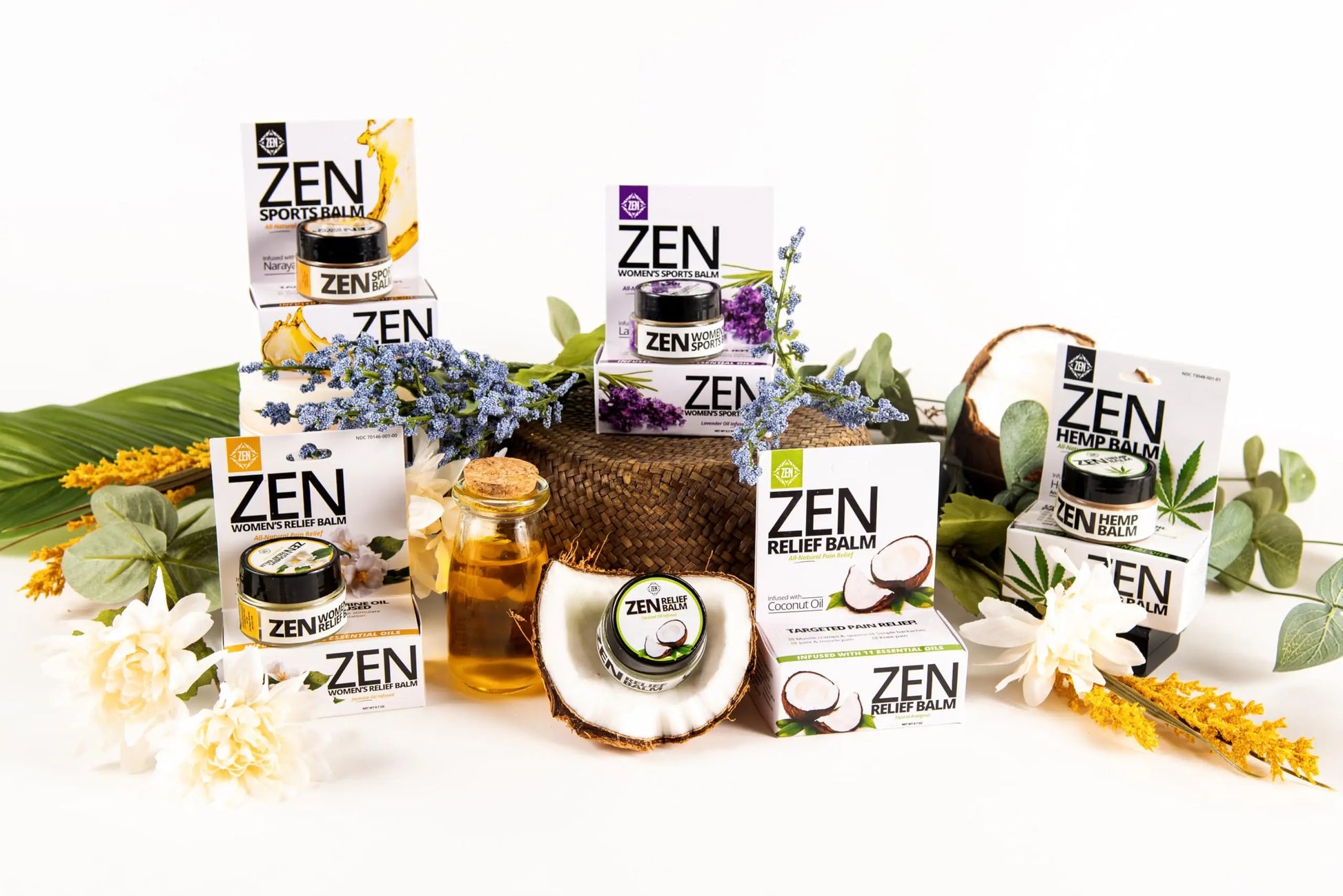 ZEN Variety Pack – Plant-Based Topical Balm Collection – Includes Relief, Sports, Women’s Sports, Women’s Relief & Hemp – 0.7 oz Each – #TrustedByLegends ZEN uk supplements