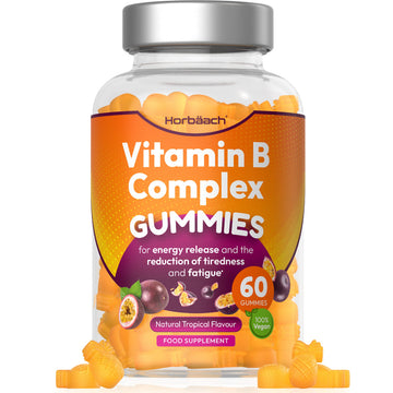 Vitamin B Complex Gummies | 60 Vegan Gummies - Tablet Alternative | High Strength B12 Horbäach uk supplements