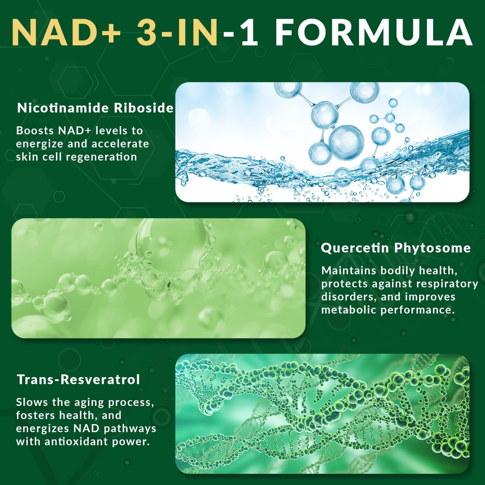 NUTRAONDA Liposomal Nicotinamide Riboside 900mg Resveratrol & Quercetin – NAD Supplement Plus for Anti Aging, Cellular Energy & Improve Health- 80 Capsules NUTRAONDA uk supplements