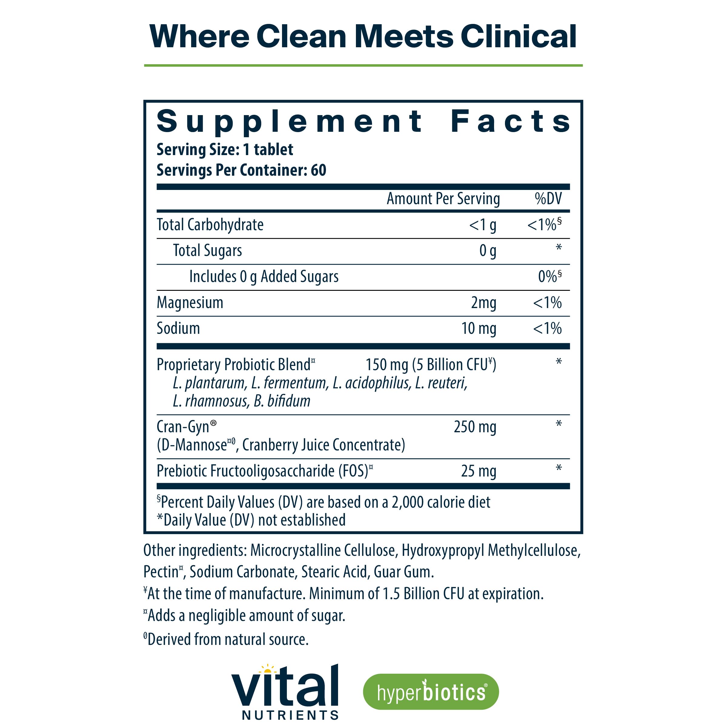 Hyperbiotics Vital Nutrients Pro Women Probiotics for Women | Vaginal Probiotics for PH Balance | Oral Probiotic for Vaginal Health and Urinary Tract Health