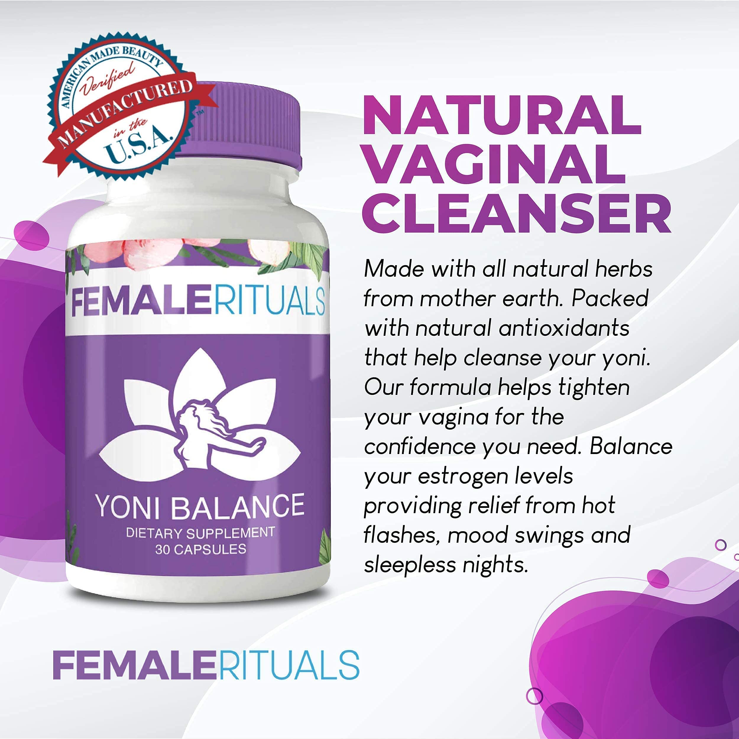 FEMALE RITUALS - Vaginal Moisturizer Boric Acid Suppositories for PH Balance - Bad Odors FEMALE RITUALS uk supplements