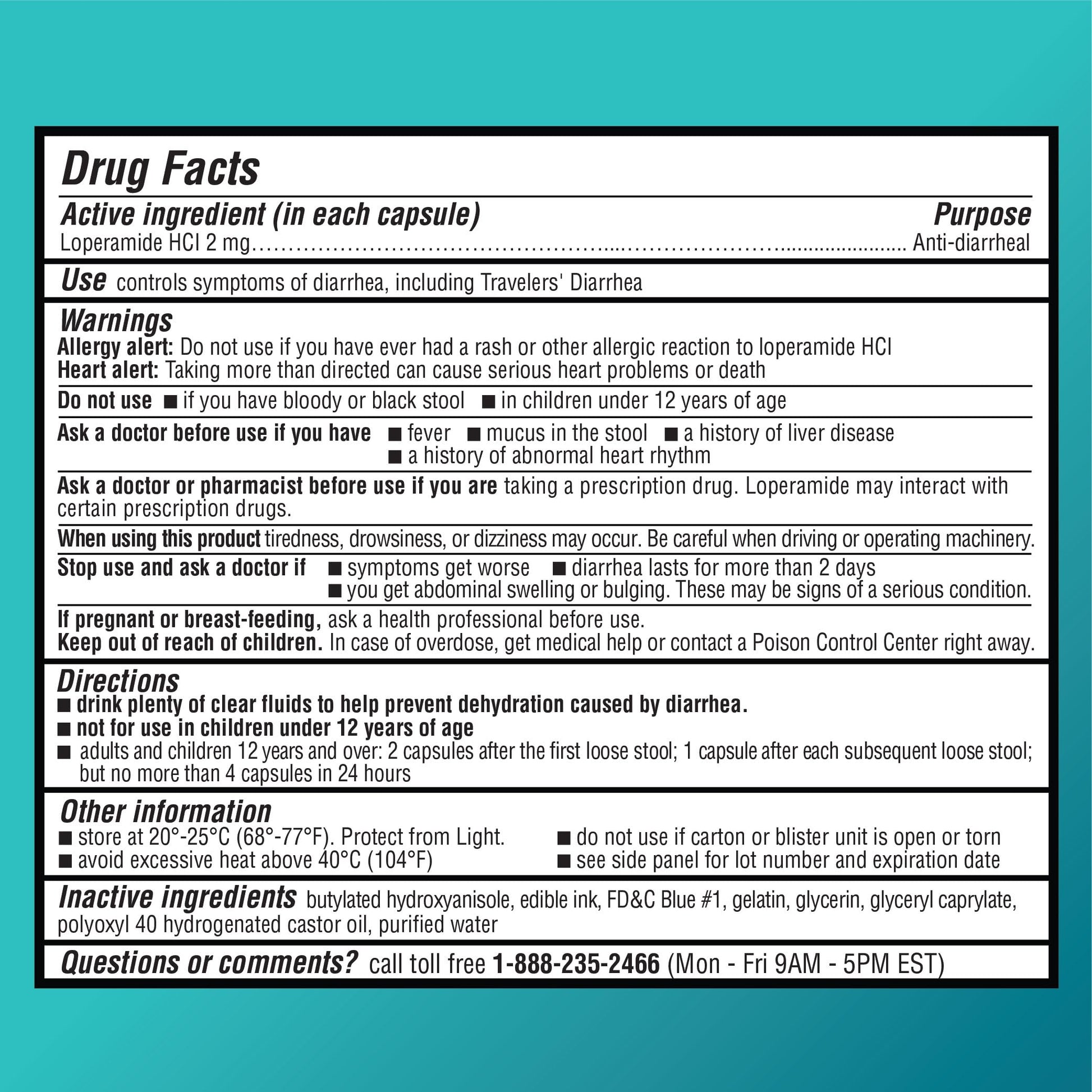Amazon Basic Care Loperamide Hcl 2 Mg Softgels, Anti-Diarrheal, Easy to Swallow, Controls Symptoms of Traveler's Diarrhea, 24 Count Amazon Basic Care uk supplements