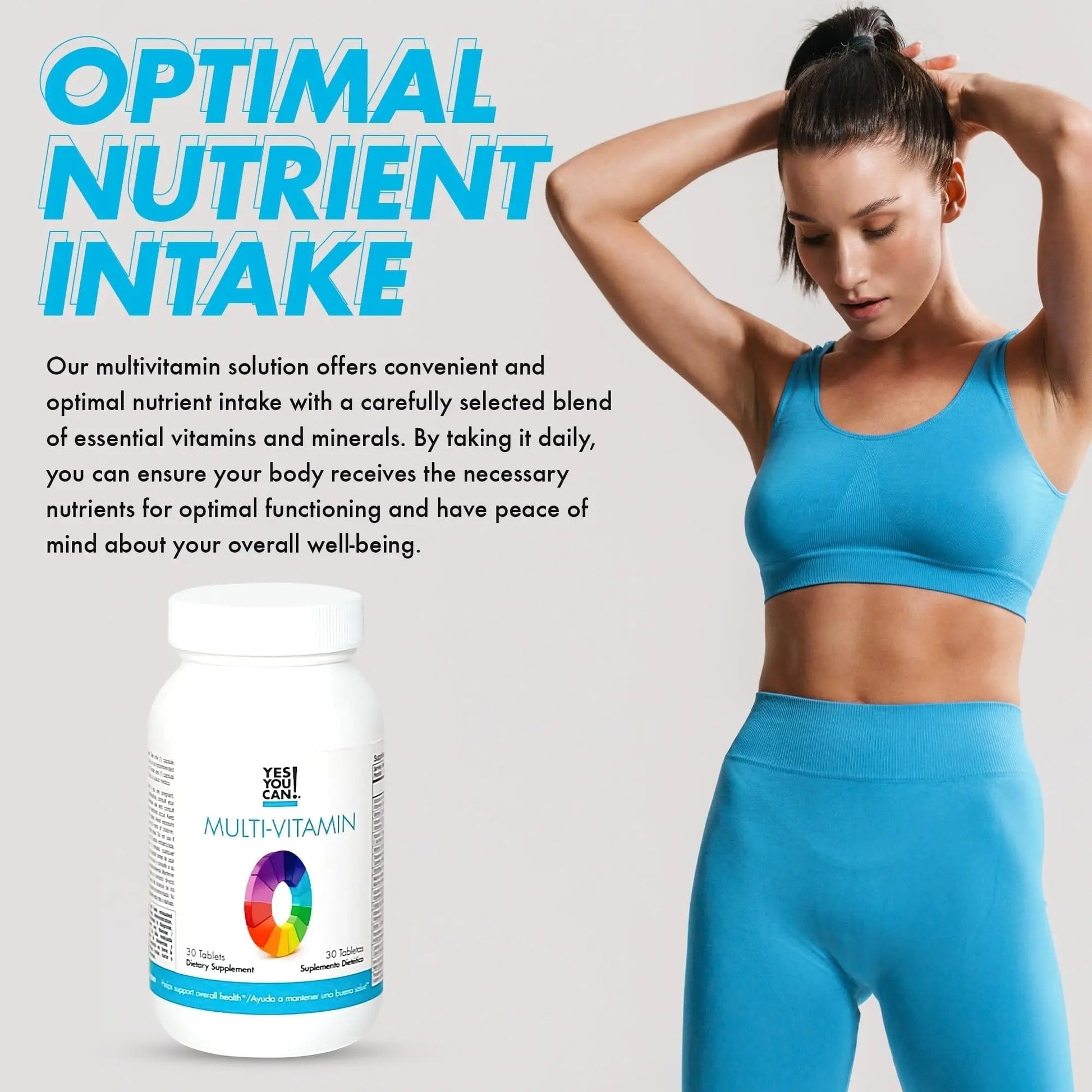 Yes You Can! Daily Multivitamins for Men and Women - Helps Assist Overall Health & Well-Being, Contains Antioxidants Yes You Can! uk supplements