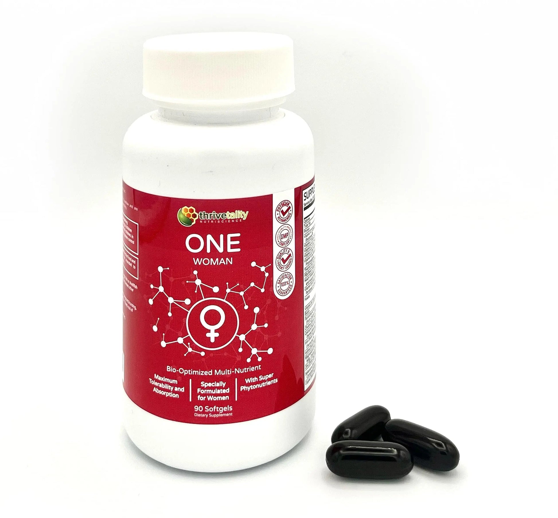 ONE Woman Bio-Optimized Multi-Nutrient by Thrivetality | Women's Multivitamin | #1 Physician Formulated | Science Based | Clinically Proven | Thrivetality Nutriscience uk supplements