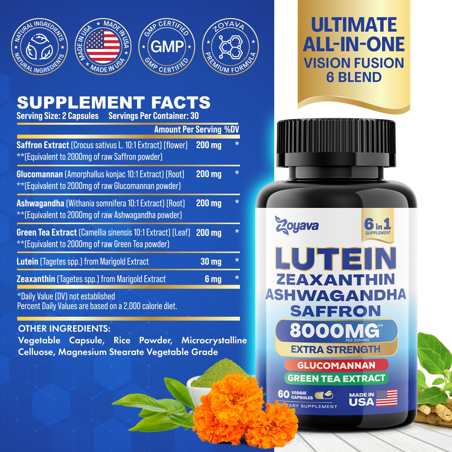 Zoyava Sea Moss 16-in-1 and Lutein 6-in-1 Bundle Zoyava uk supplements