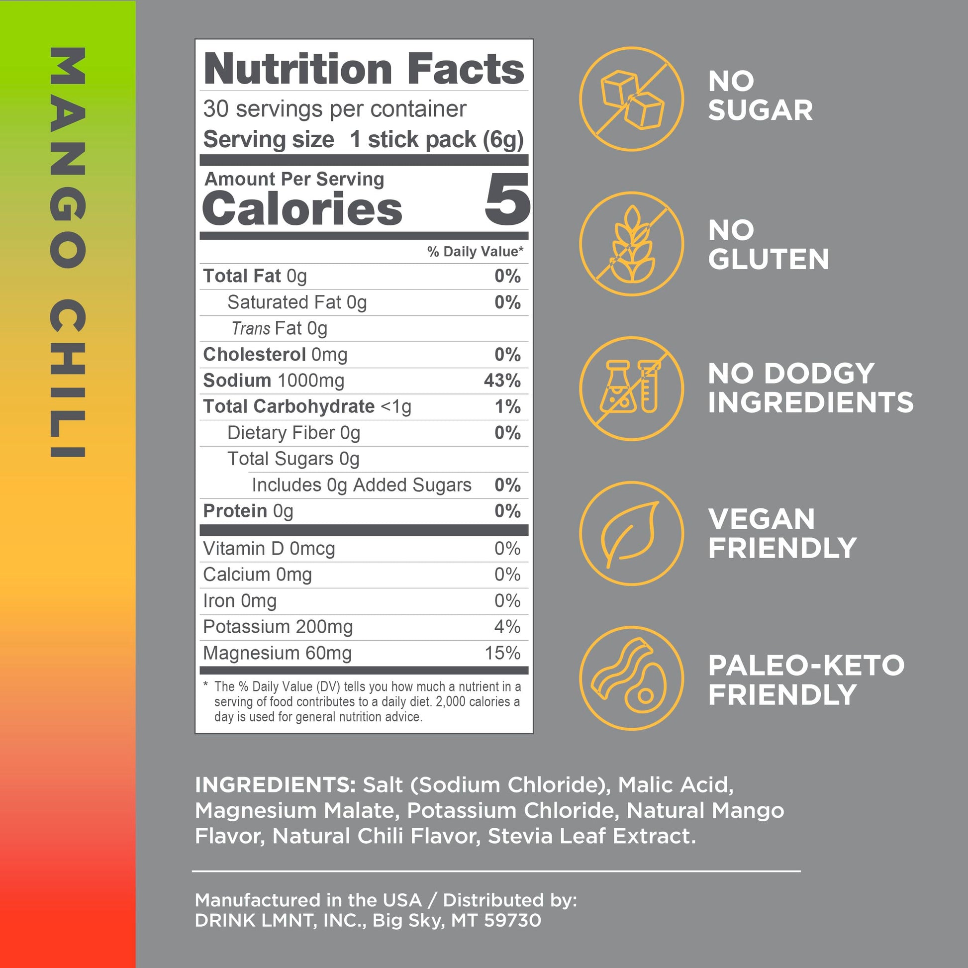 LMNT Keto Electrolyte Powder Packets | Paleo Hydration Powder | No Sugar, No Artificial LMNT ELEMENTAL LABS uk supplements