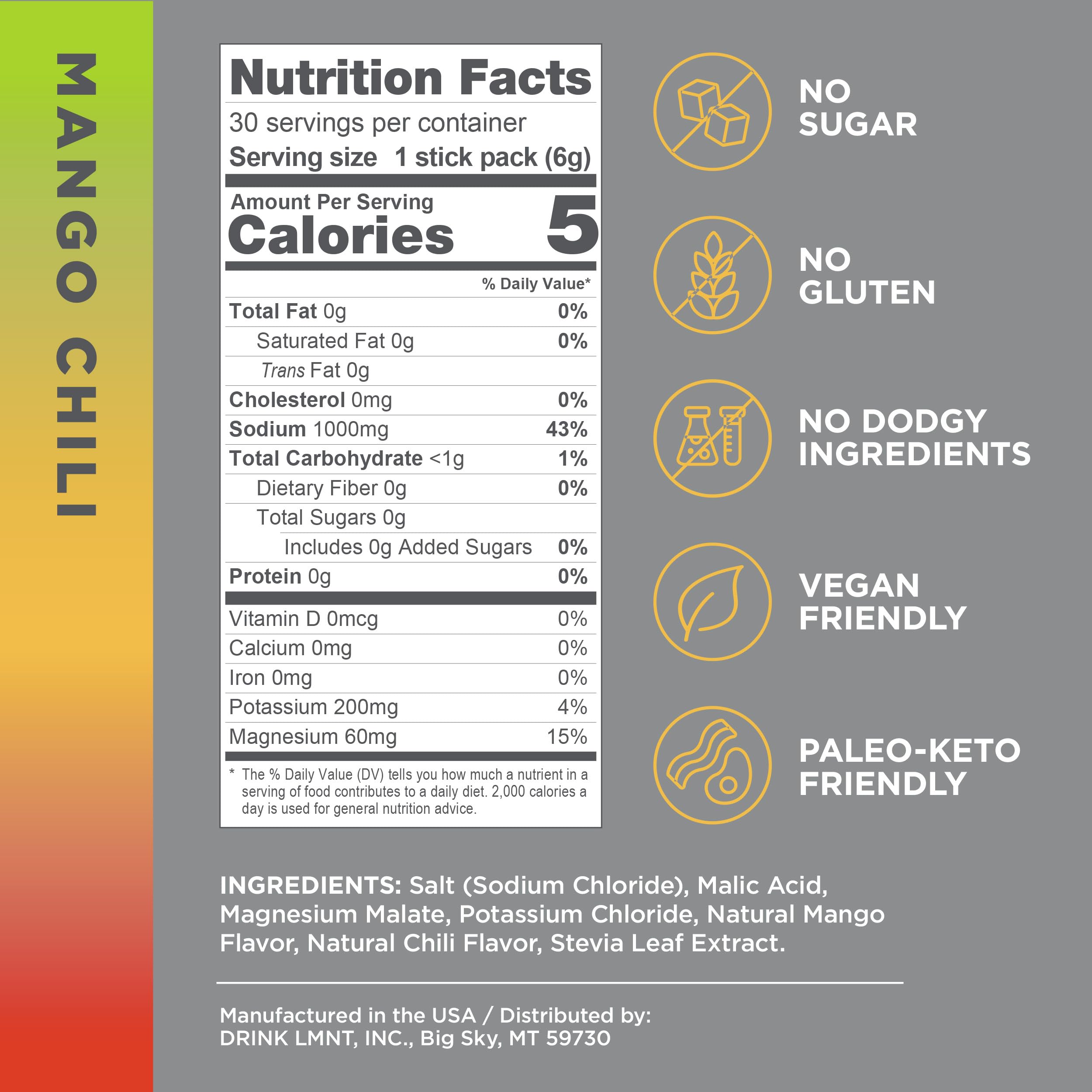 LMNT Keto Electrolyte Powder Packets | Paleo Hydration Powder | No Sugar, No Artificial LMNT ELEMENTAL LABS uk supplements