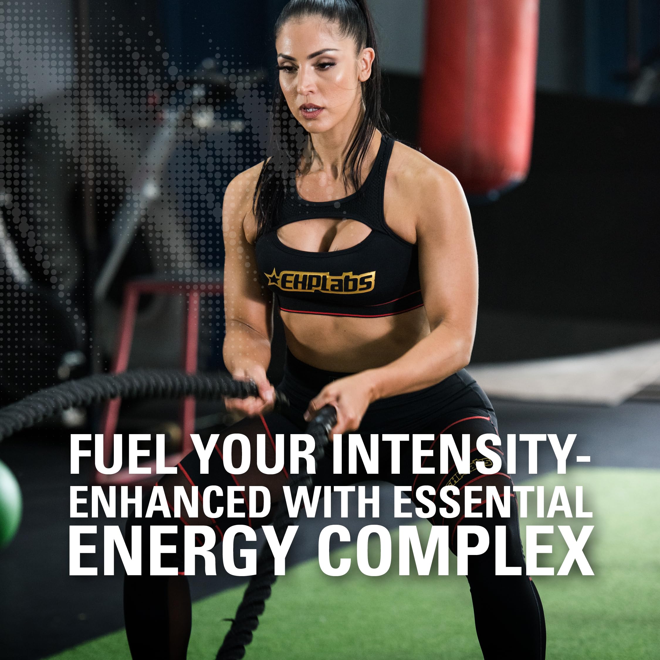 EHP Labs OxyShred Hardcore Super Dosed Pre Workout Powder - Preworkout Powder with L Glutamine & Acetyl L Carnitine, Energy Boost Drink - 275mg of Caffeine EHP Labs uk supplements