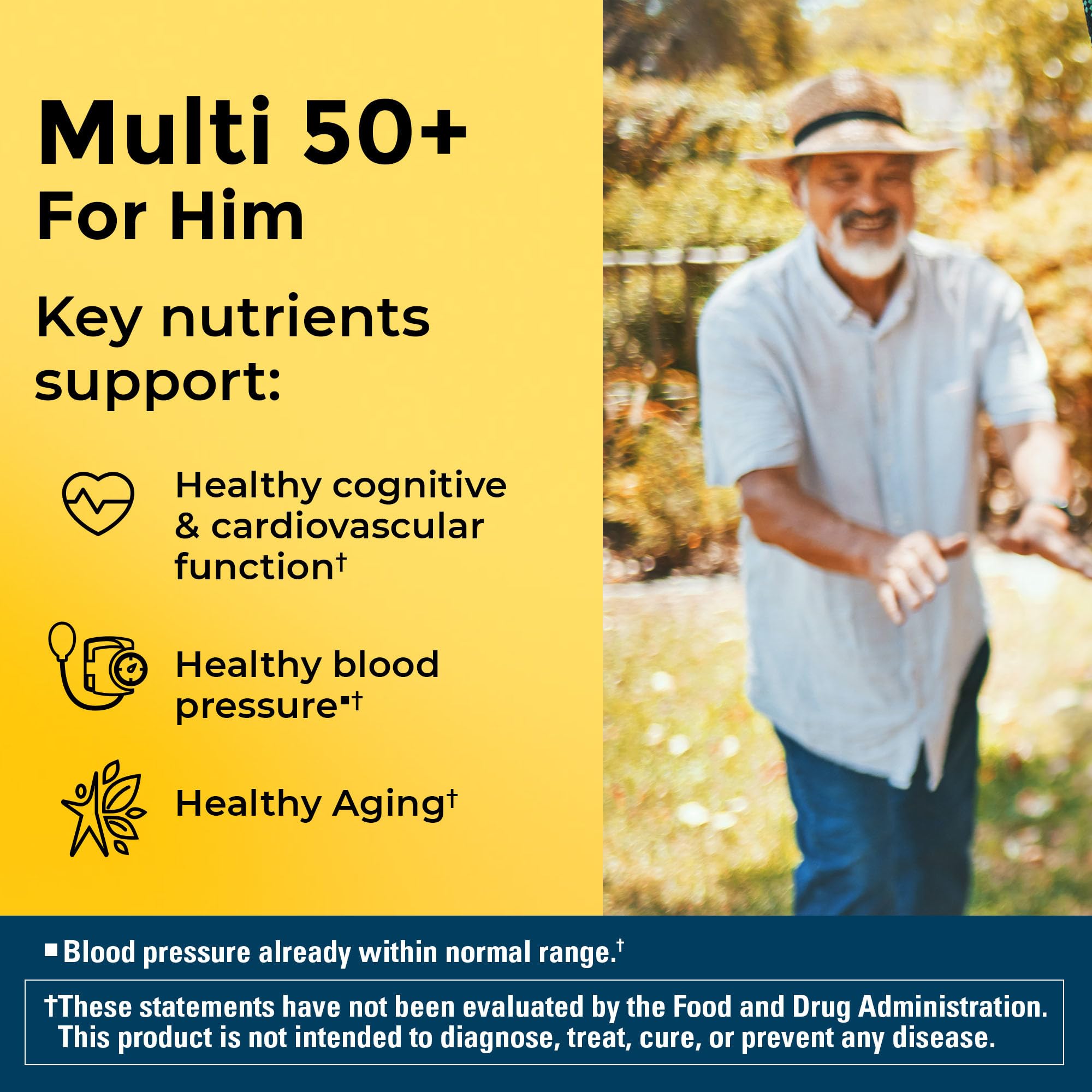 Nature Made Multivitamin for Men Over 50, Mens Multivitamins 50 Plus, Daily Nutritional Support, Nature Made Multi Vitamins Nature Made uk supplements