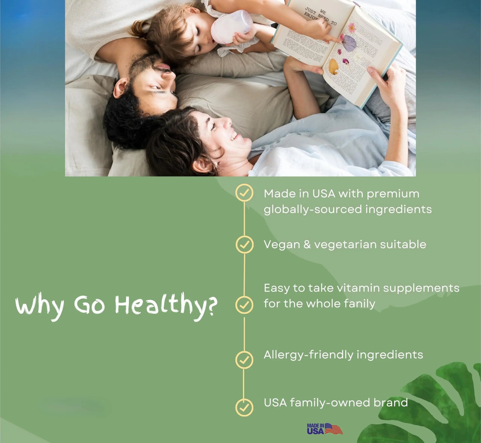 Go Healthy Liquid Vitamins for Women, Men, Teens | Vegan Vitamin & Mineral | High Absorption | Premium Liquid Multivitamin | Go Healthy Natural uk supplements