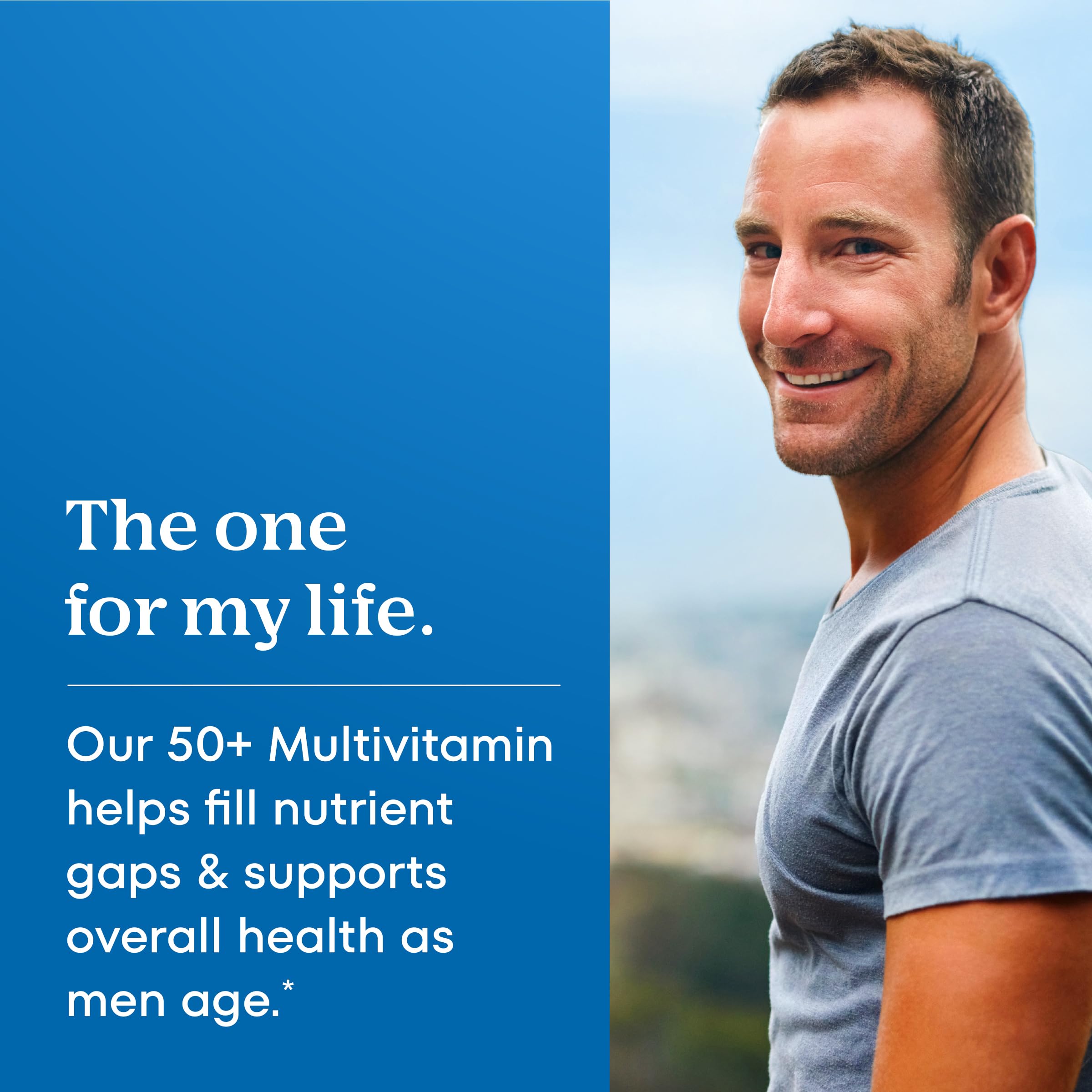 One A Day Men’s 50+ Healthy Advantage Multivitamin, Multivitamin for Men with Vitamins A, C, E, B6, B12, Calcium and Vitamin D ONE A DAY uk supplements
