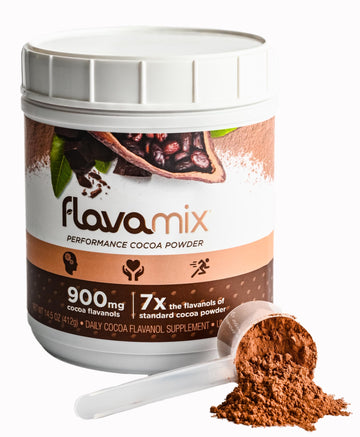 FlavaMix Performance Cocoa Powder | 900mg of Cocoa Flavanols | Promotes Heart & Brain FlavaNaturals uk supplements