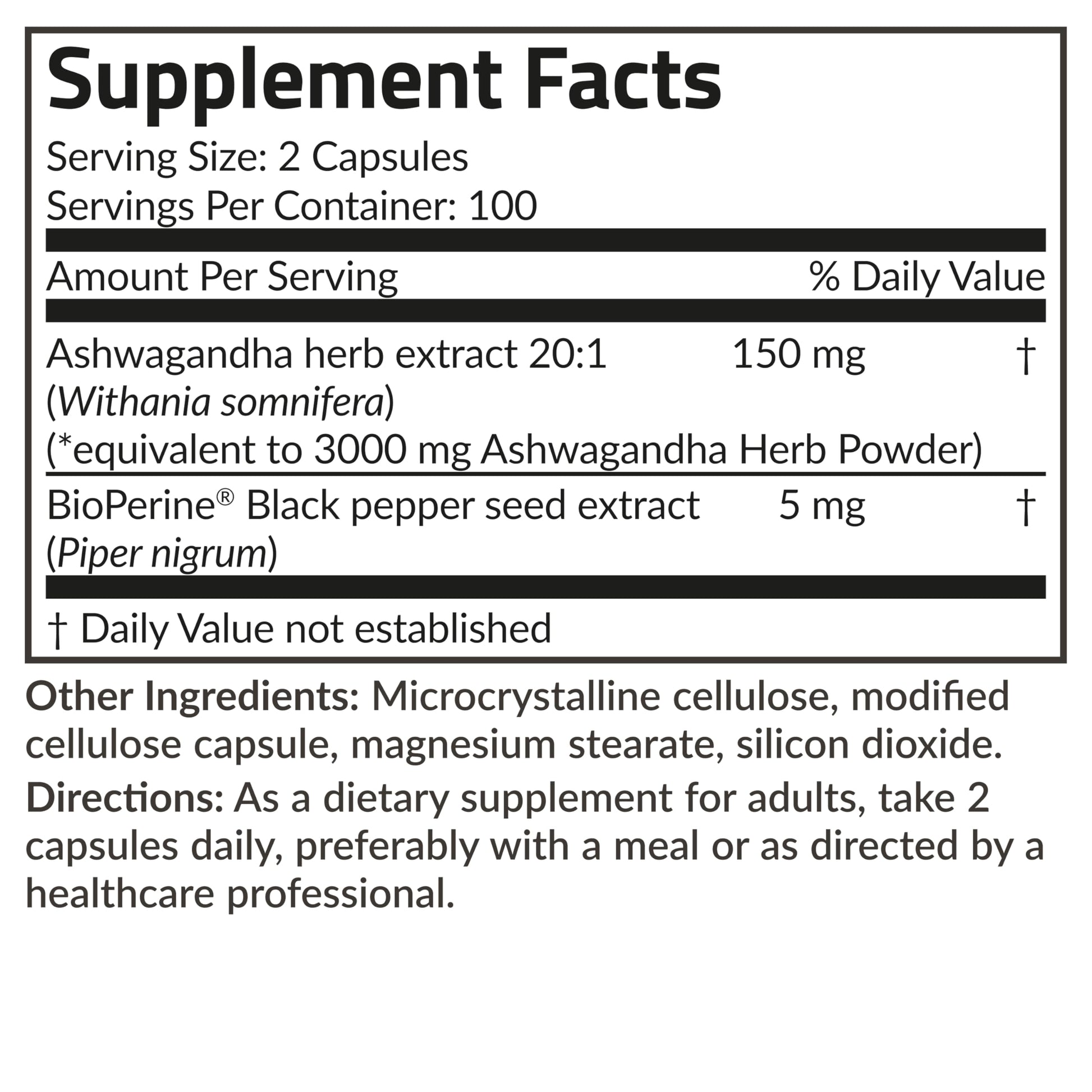 Futurebiotics Ashwagandha Extra Strength Stress & Mood Support with BioPerine Futurebiotics uk supplements