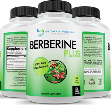 DOCTOR RECOMMENDED SUPPLEMENTS Plus 1200mg Per Serving - 120 Veggie Capsules with Royal Jelly
