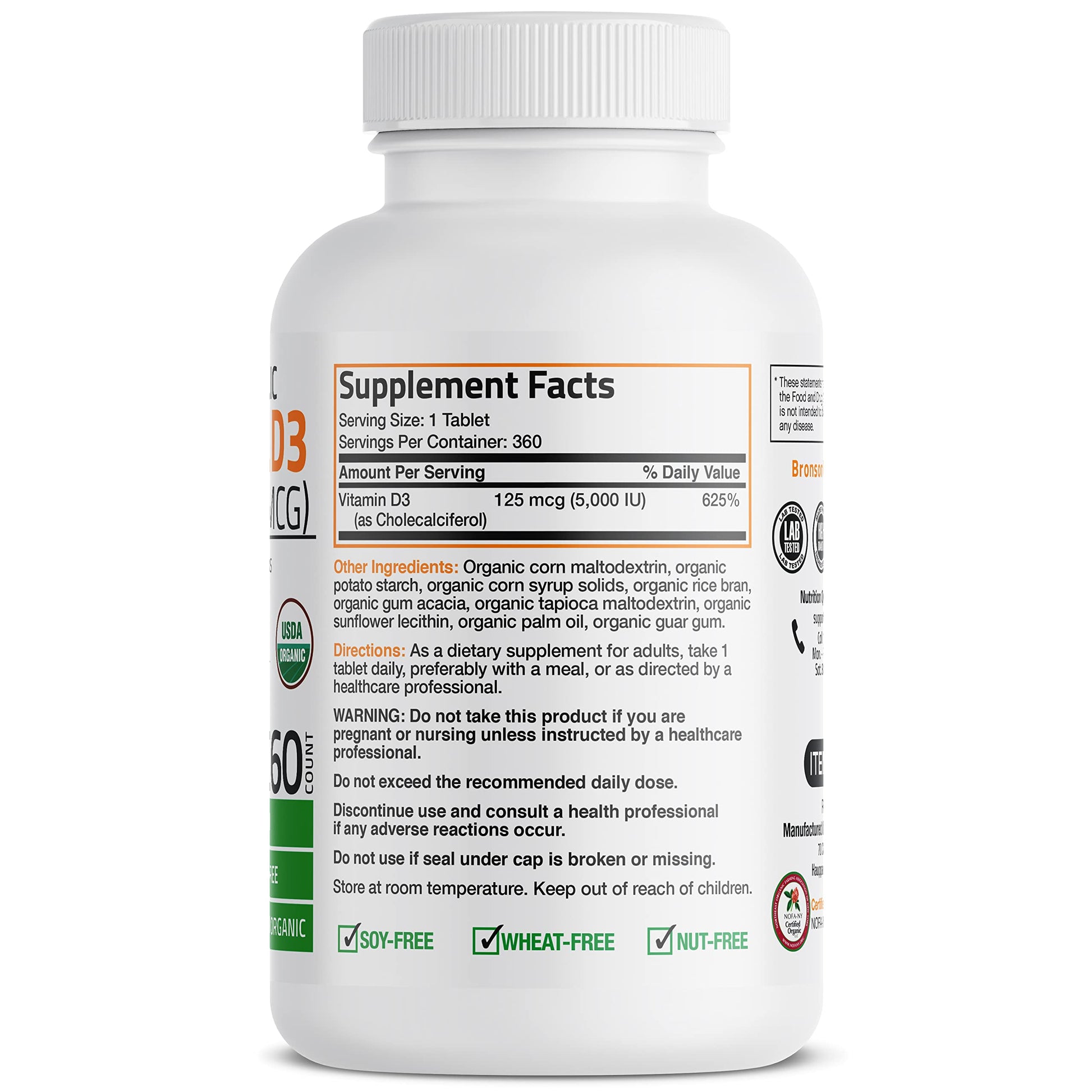 Bronson Vitamin D3 5,000 IU (1 Year Supply) for Immune Support, Healthy Muscle Bronson uk supplements
