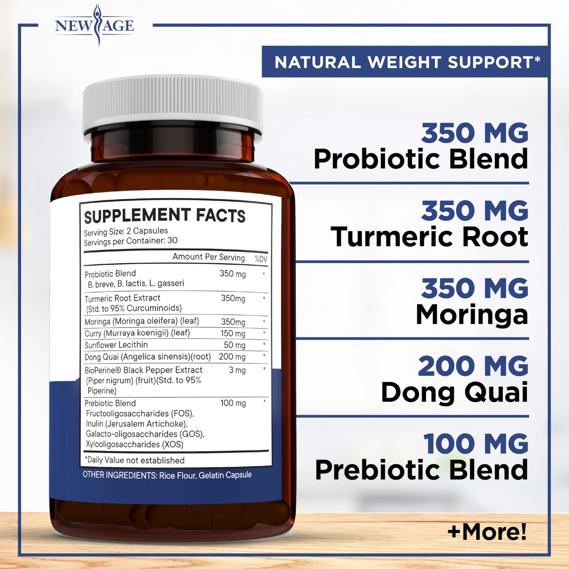 Pro Optimize Probiotics for Women, Menopause, 70 Billion CFU, Digestive Health - Relief for Bloating, Hot Flashes, Joint Support, Night Sweats - Gut Health & Metabolism - Dong Quai (120 (Pack of 2)) NEW AGE uk supplements
