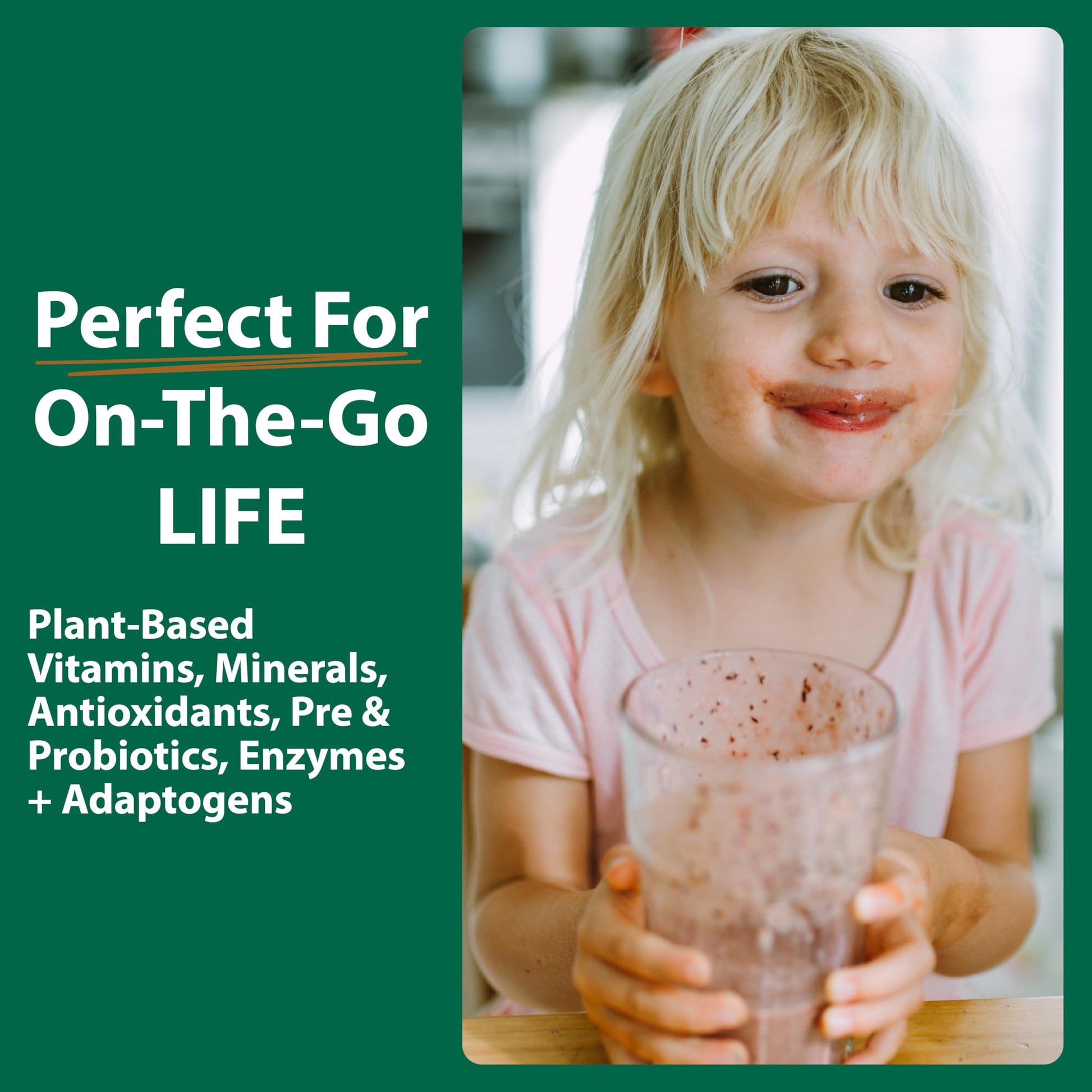 MacroLife Naturals MacroCoco Super Greens Drink, Chocolate Powder Superfood for Kids & Teens - Whole Food Fruit & Vegetable Multi-Vitamins Probiotics Digestive Enzymes & Fiber Supplement - 32 Servings MacroLife Naturals uk supplements