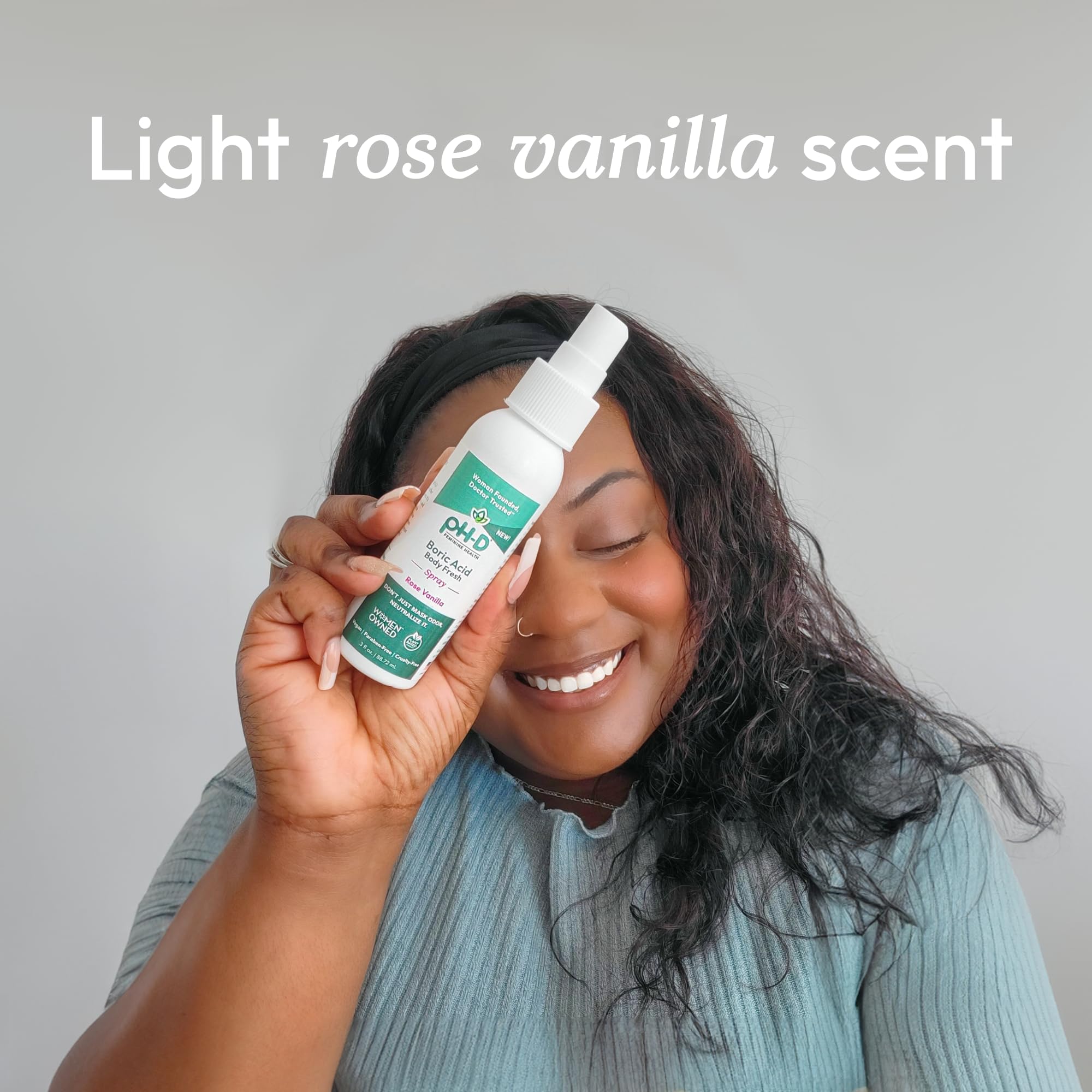 pH-D Feminine Health - Boric Acid Body Fresh Spray - Vegan, Paraben-Free, Plant Based pH-D Feminine Health Support uk supplements