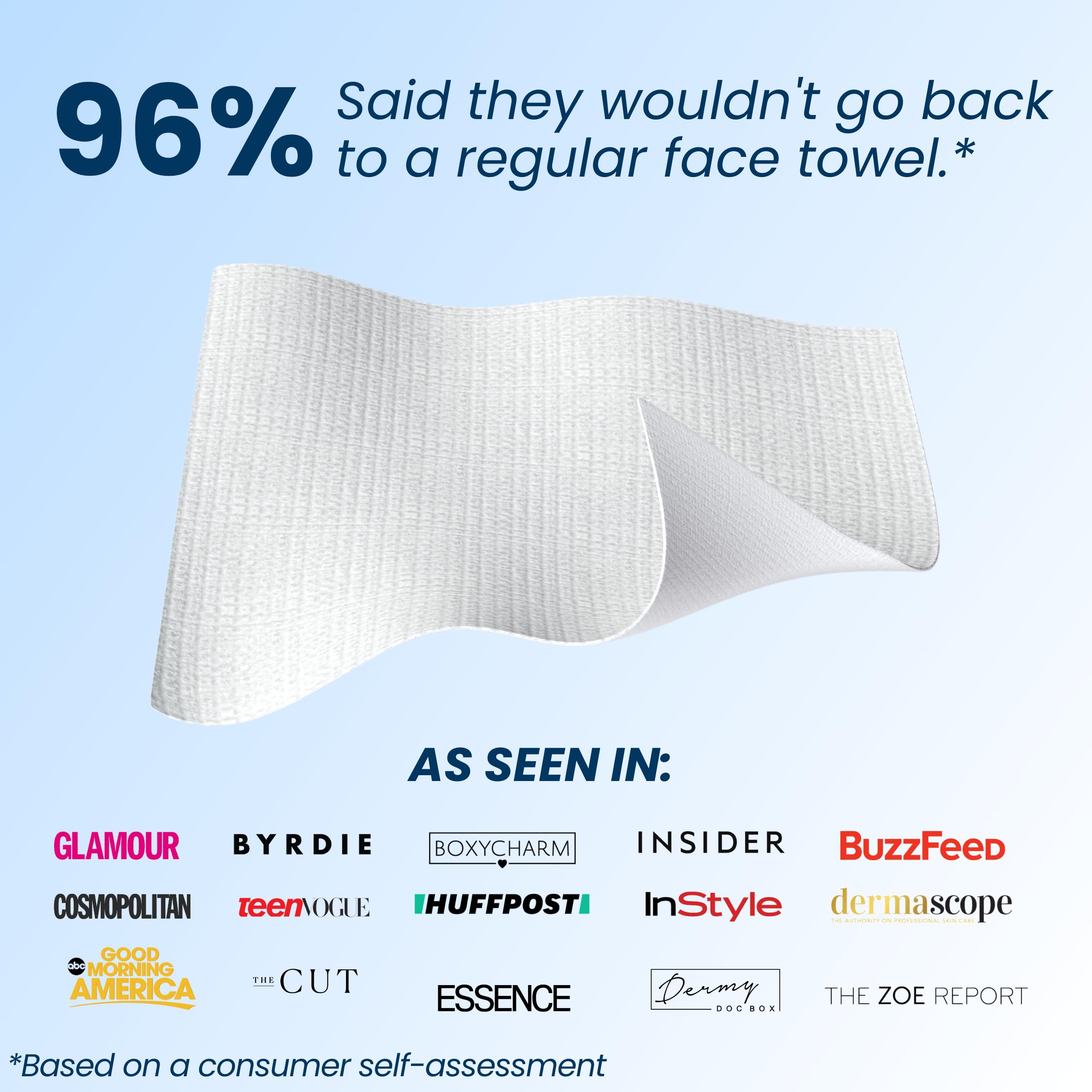 Clean Skin Club Clean Towels XL, 100% USDA Biobased Dermatologist Appr CLEAN SKIN CLUB uk supplements