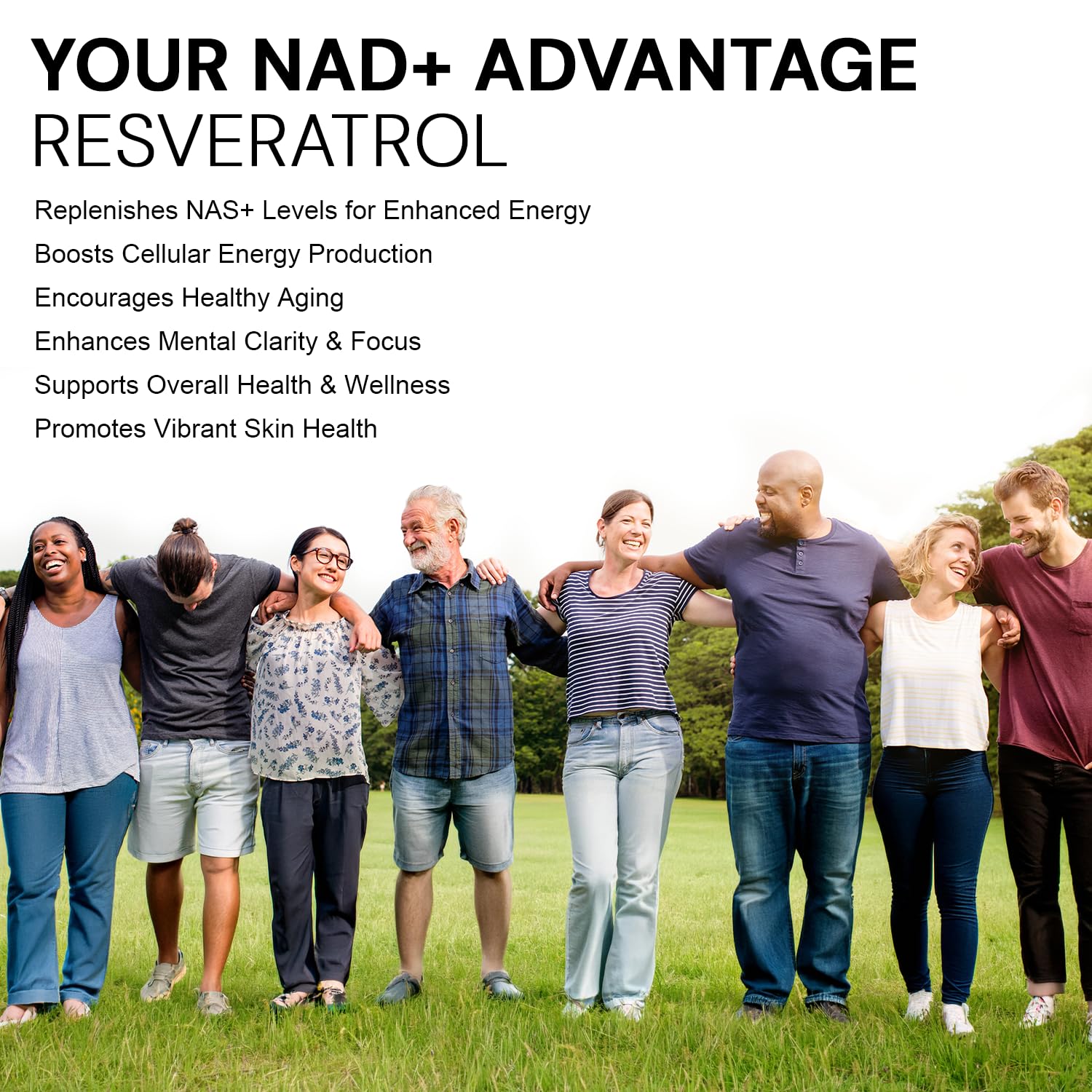 NAD+ Resveratrol Supplement with Quercetin – NMN Alternative for Cellular Energy Support, Focus & Healthy Aging – High Potency 500mg NAD+ Formula, Vegan, Non-GMO, Gluten-Free, Made in USA, 60 Capsules Active Bounty uk supplements