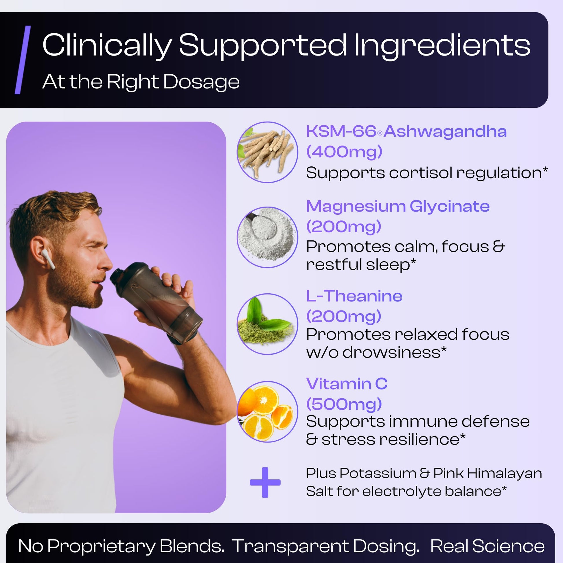 NutraVōs Vitalix – Cortisol Reducer & Adaptogen Drink Mix with Ashwagandha KSM 66, Magnesium Glycinate 200mg, L-Theanine 200mg, Vitamin C 500mg & Electrolytes – Raspberry Lemonade – 30 Servings NutraVōs uk supplements