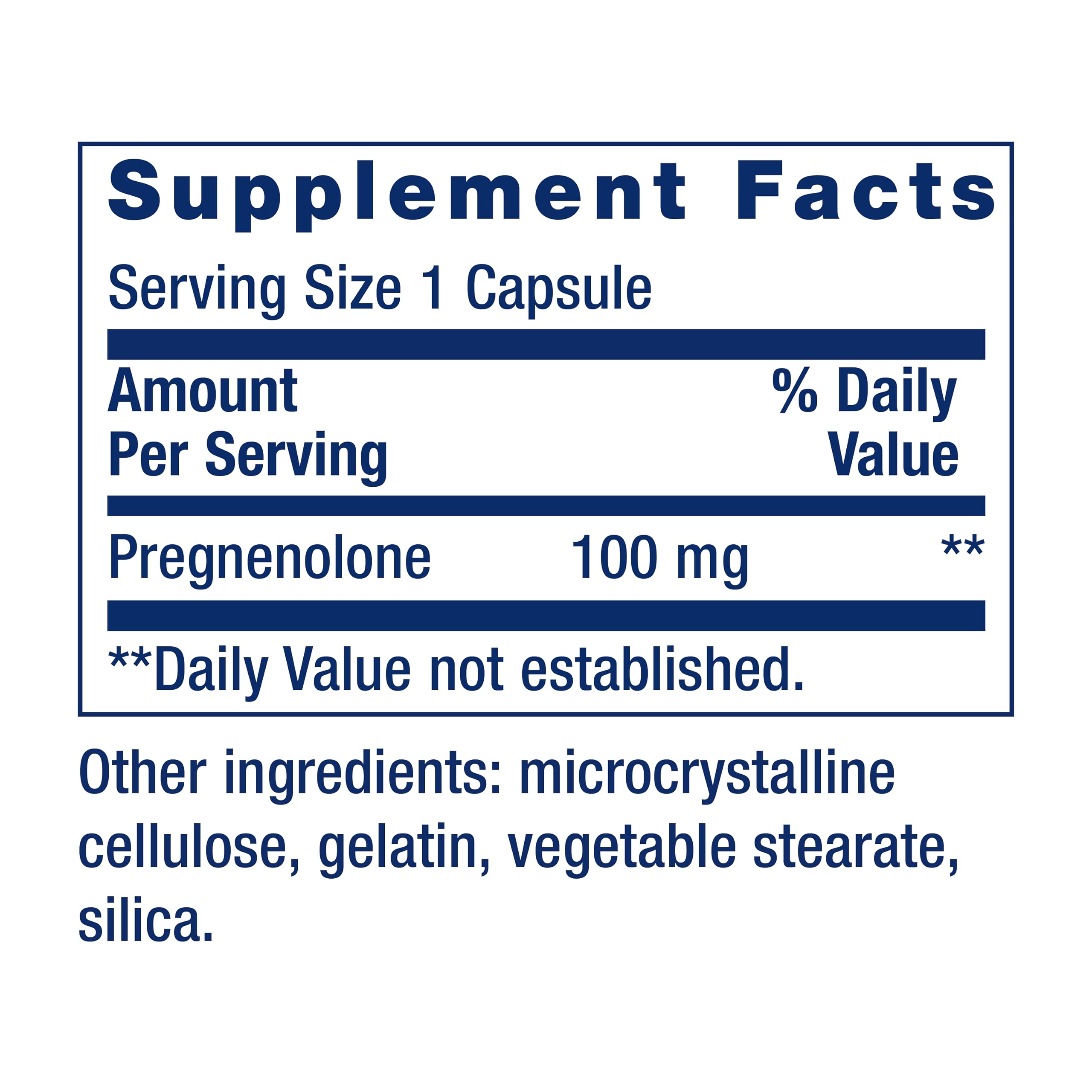 Life Extension Pregnenolone - Hormone Balance Supplement for Healthy Hormone Levels, 100 mg - Hormone Balance, Memory, Focus, Cognitive Health - Gluten-Free, Non-GMO, 100 Capsules Life Extension uk supplements