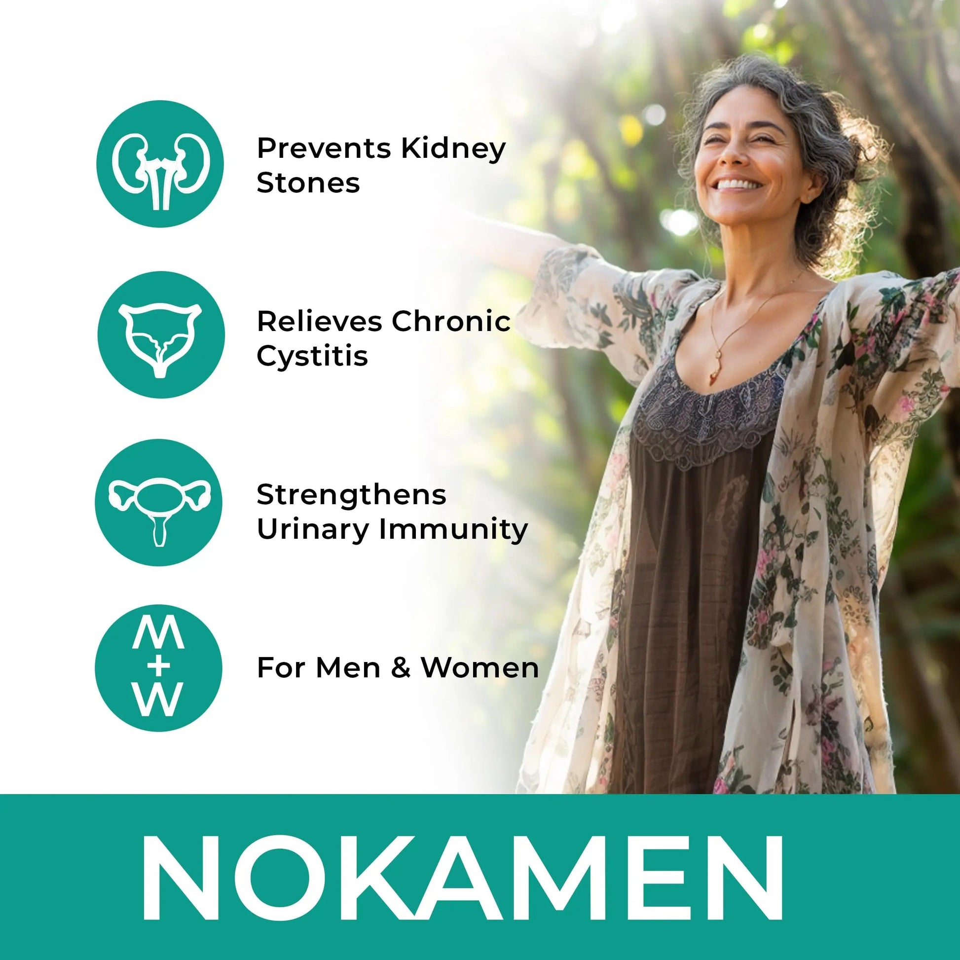 Ananta Medicare USA NOKAMEN – Kidney & Urinary Tract Support Herbal Formula, 120 Tabs Ananta Medicare USA uk supplements