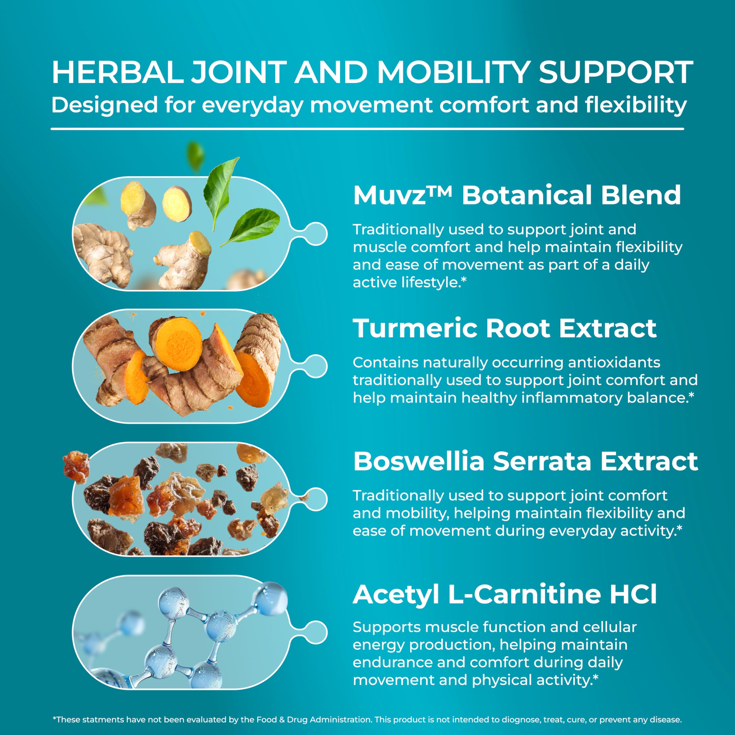 PUREHEALTH RESEARCH Comfortiq - Back Discomfort Supplement - Joint Health Support for Women & Men - with CoQ10, Turmeric, Acetyl L-Carnitine, Boswellia & More - 60 Capsules PUREHEALTH RESEARCH uk supplements