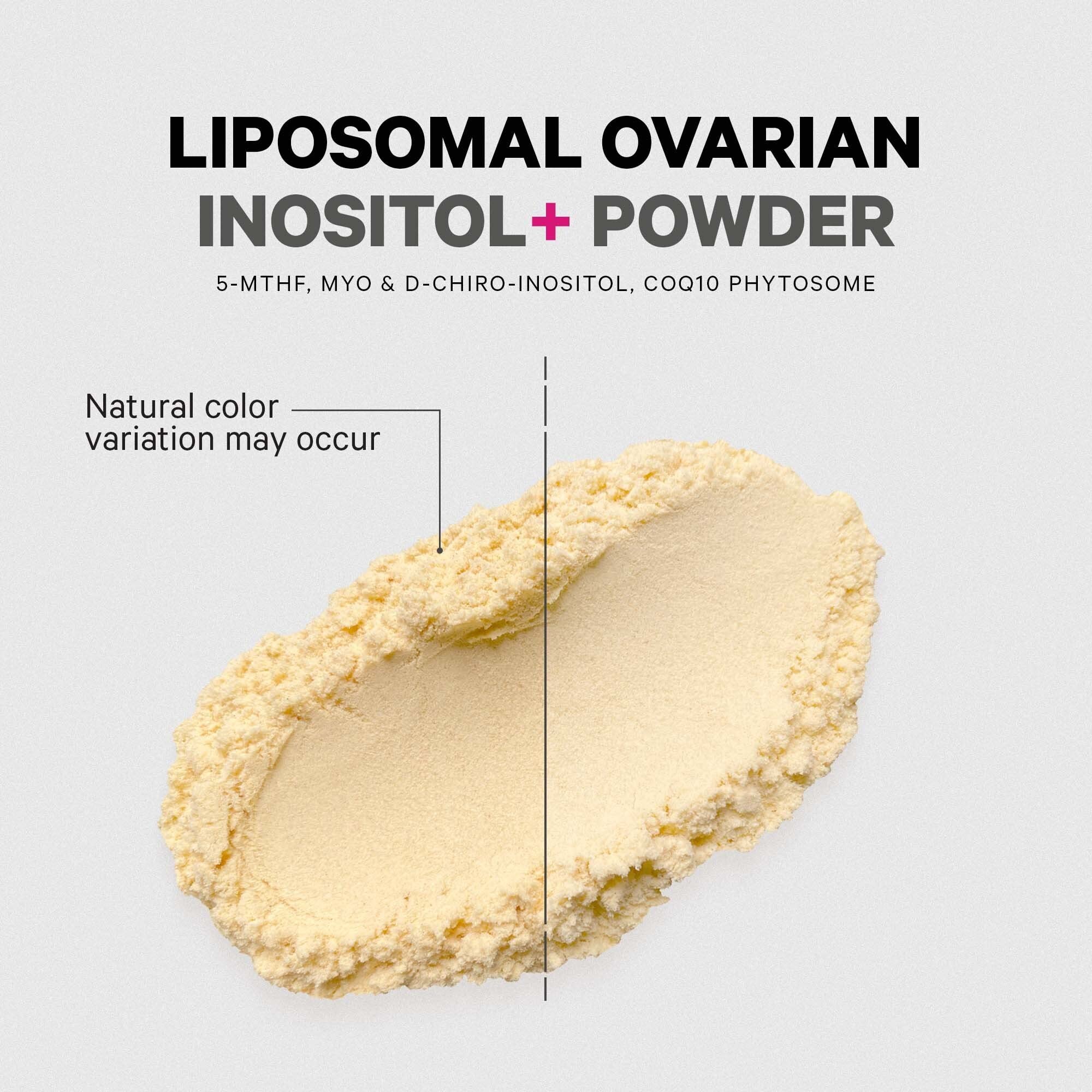 Codeage Liposomal Ovarian Inositol Powder - Myo-Inositol & D-Chiro-Inositol 40:1 Blend, Folate 5-MTHF, CoQ10, Pomegranate & Wild Blueberry - 2-Month Supply - Mixed Berry Flavor - Non-GMO, 60 Servings Codeage uk supplements