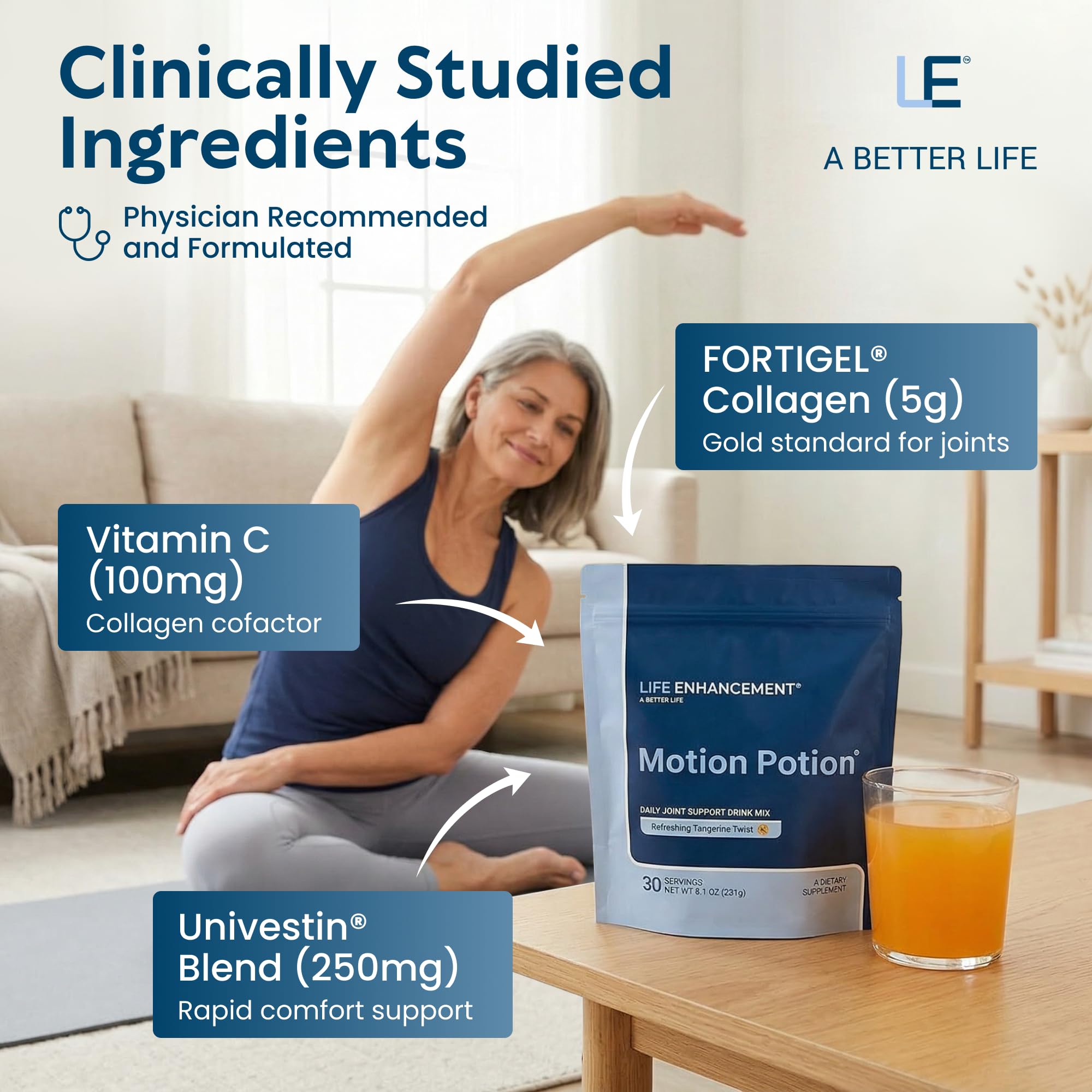 Life Enhancement Motion Potion Joint Support Drink Supplement Life Enhancement uk supplements