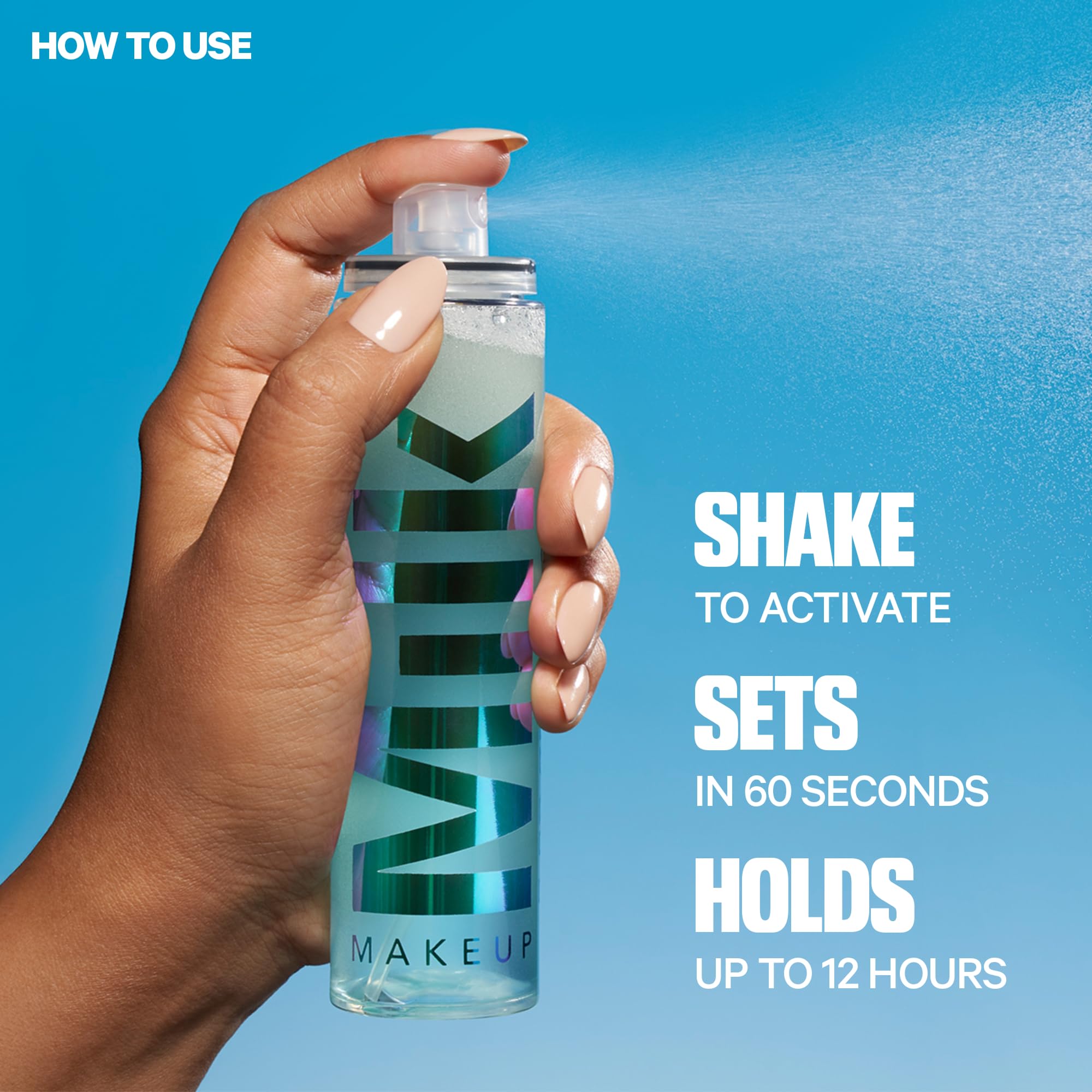 Milk Makeup Hydro Grip Set + Refresh Spray with Hyaluronic Acid – Sets Makeup + Hydrates Skin for Up to 12 Hours – Long-Lasting, Alcohol-Free Facial Mist for Dewy, Radiant Skin – 1.69 oz Milk Makeup uk supplements
