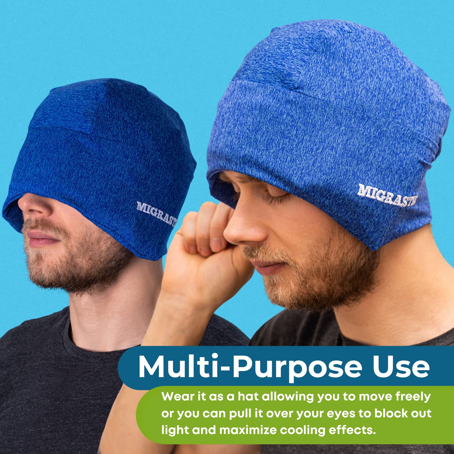 Basic Vigor Migrastil Extra Strength Migraine Stick & MigraFreeze Hat Bundle Basic Vigor uk supplements