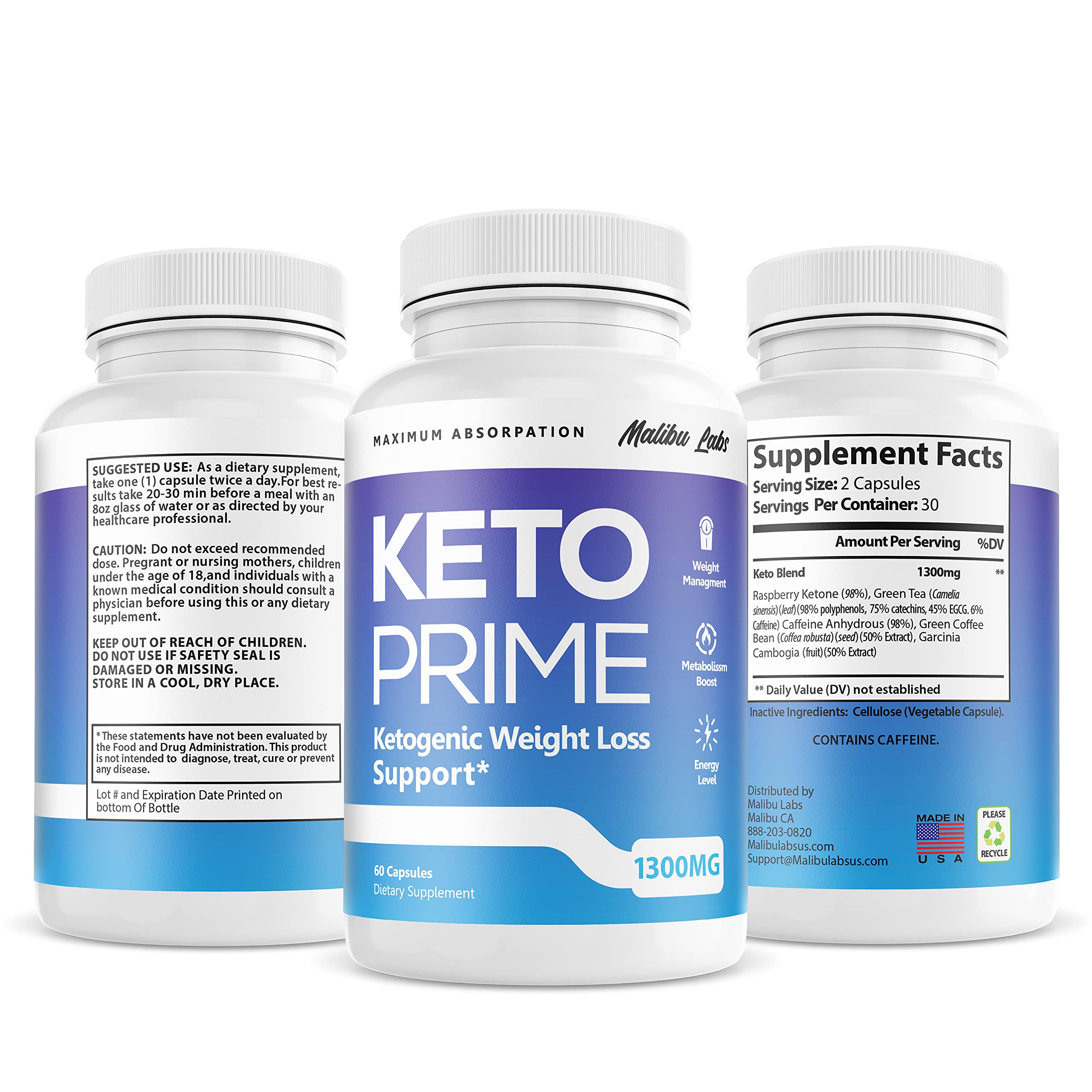 Keto Prime, Advanced Ketogenic Pill Shark Formula 1300mg, KetoPrime, Made in The USA Malibu Labs uk supplements