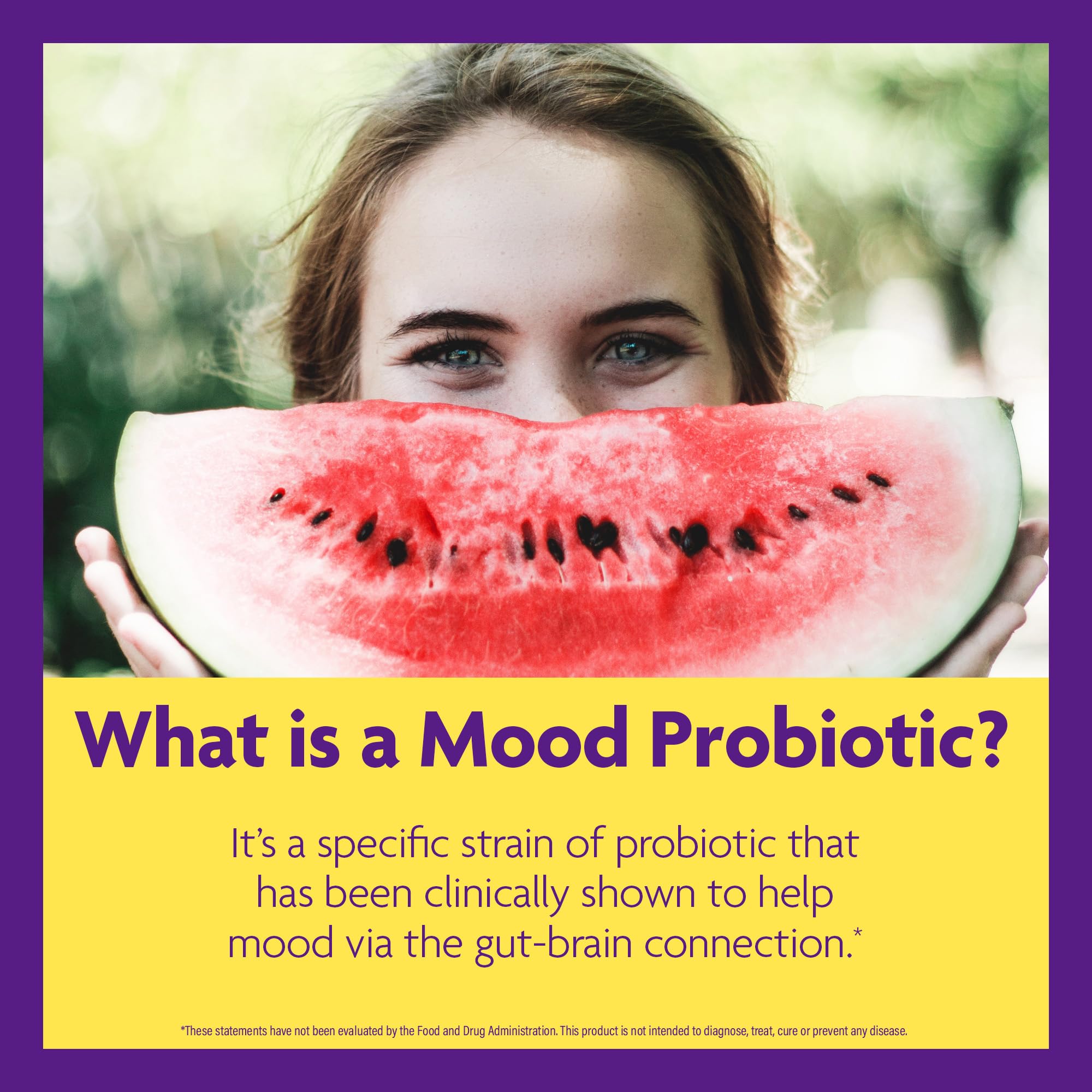 InnovixLabs Mood Probiotic for Women & Men, Clinically Studied Digestive & Mood Support Supplement, Lactobacillus helveticus Rosell-52ND & Bifidobacterium longum Rosell-175, 60 Capsules InnovixLabs uk supplements
