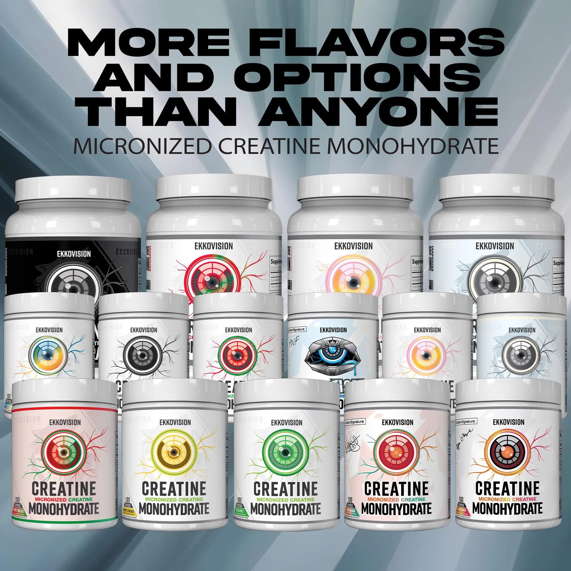 Ekkovision Creatine Monohydrate Powder, Micronized, Unflavored, Pre Workout & Post Workout Supplement for Men and Women, Energy Support, Easy to Mix in Shakes Ekkovision uk supplements