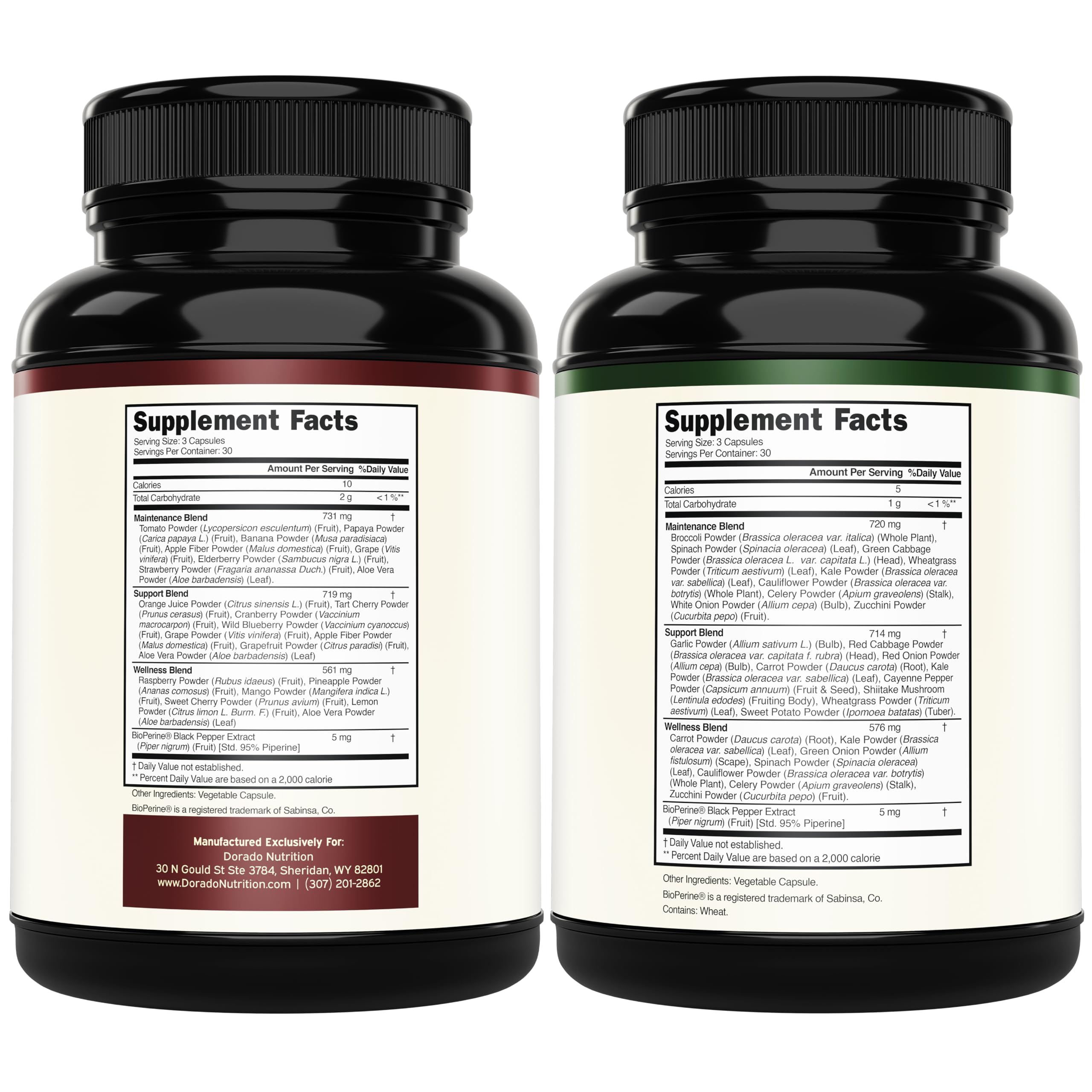 Fruit and Veggies Supplement (180 Capsules) Superfood Fruits and Vegetables Supplements for Adults - Premium Super Food for Energy and Immune Support - Veggies Capsules - Non-GMO & Vegan - USA Made DORADO NUTRITION uk supplements