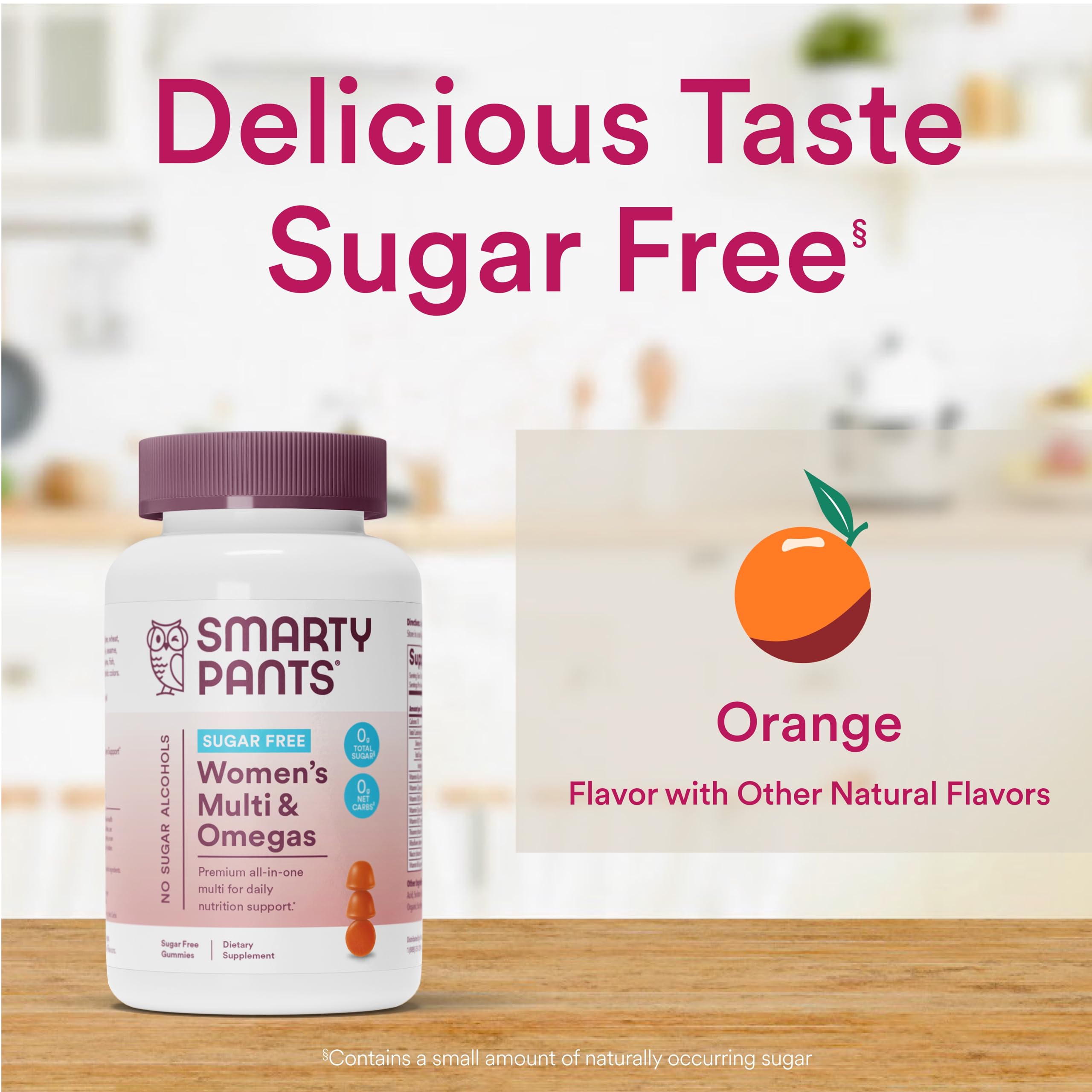 SmartyPants Women's Multivitamin Gummies, Sugar Free: Biotin, Methylfolate, Omega 3 (ALA), Vitamin D3, C, Vitamin B12 SmartyPants uk supplements