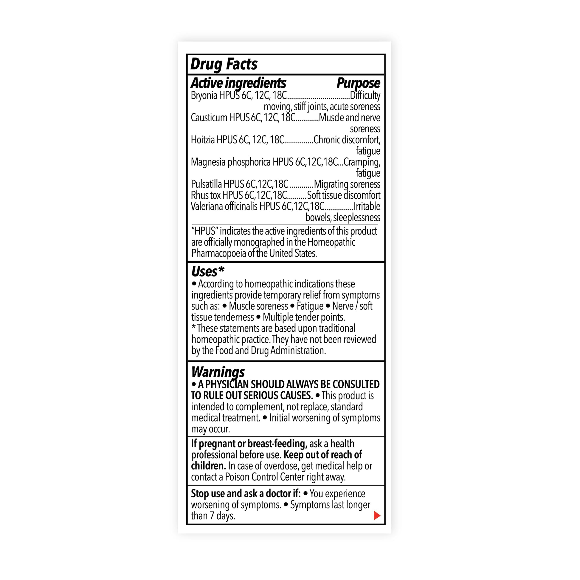 The Relief Products Natural Fibromyalgia Temporary Relief of Muscle Soreness Discomfot Tenderness Difficulty Moving & Joint Pain - 70ct TRP THE RELIEF PRODUCTS uk supplements