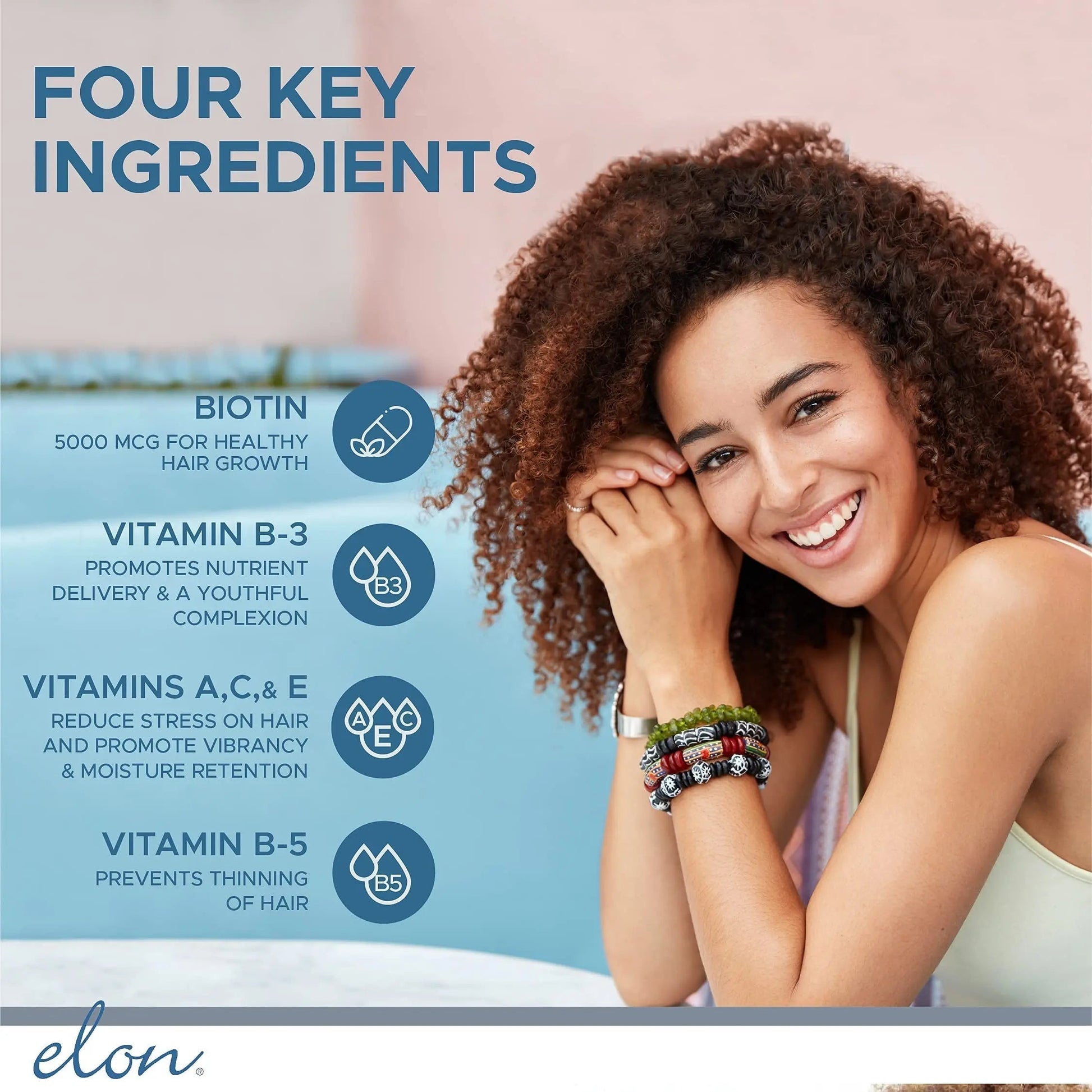 Elon Matrix 5000 Complete Multivitamin (60 Day Supply) Concentrated Hair Serum Elon uk supplements