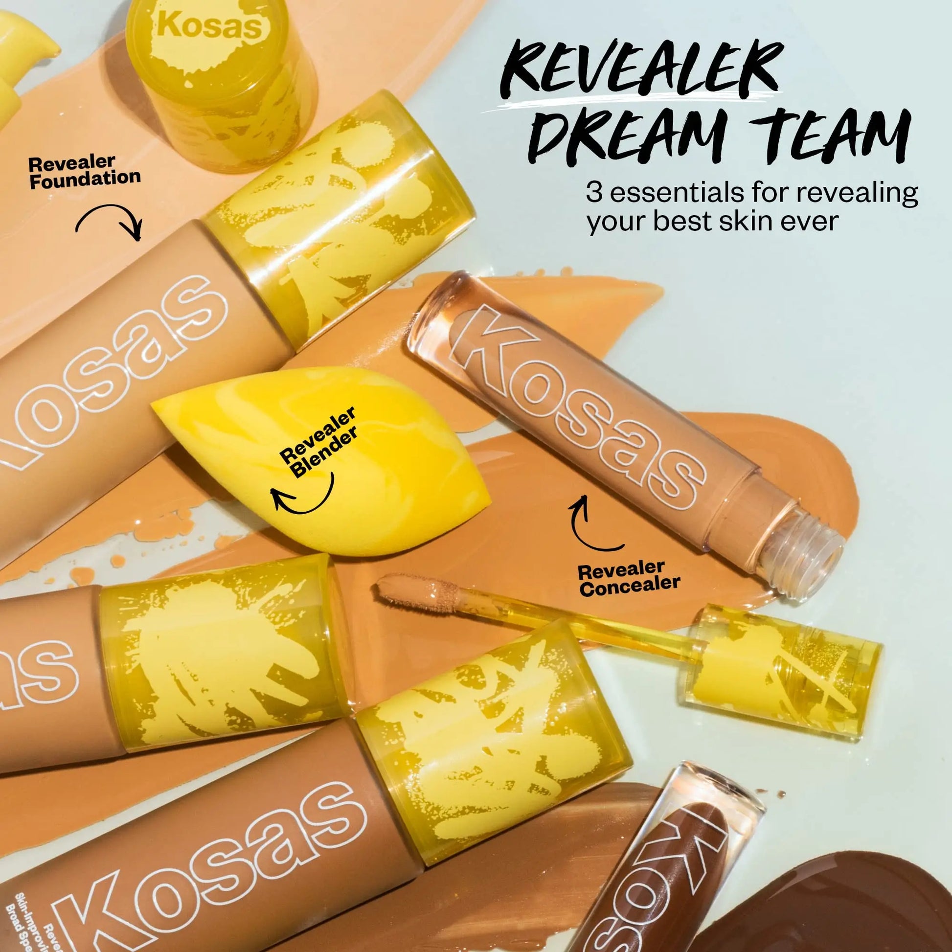 Kosas Revealer Liquid Foundation SPF 25 – Medium Buildable Coverage, Hydrating Natural Glow Finish, Light Medium Neutral 200 Kosas uk supplements