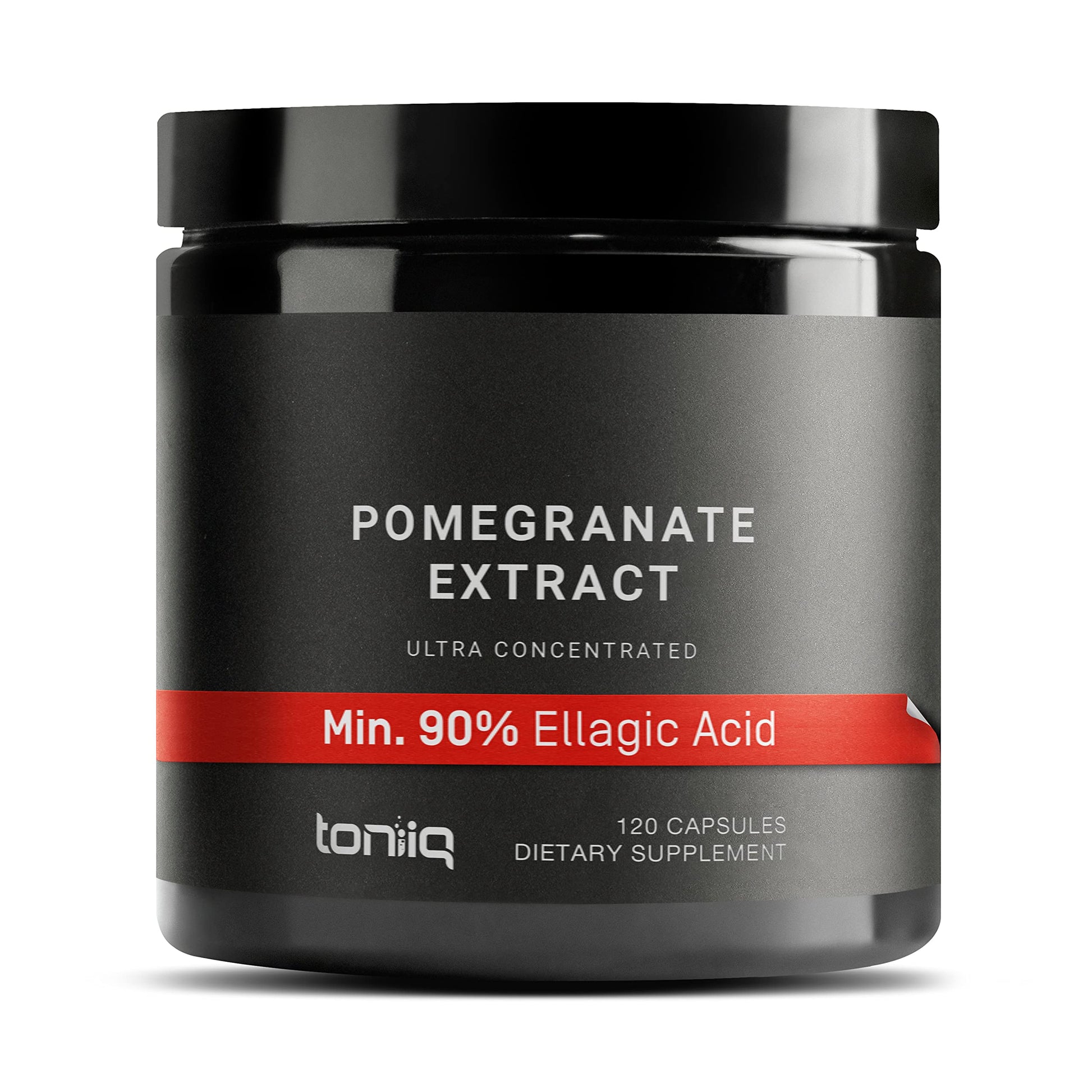 Toniiq Pomegranate Extract - Ultra High Potency 35:1 Extract with 90% Ellagic Acid - Highly Concentrated - Third-Party Lab Tested - 120 Capsules Toniiq uk supplements