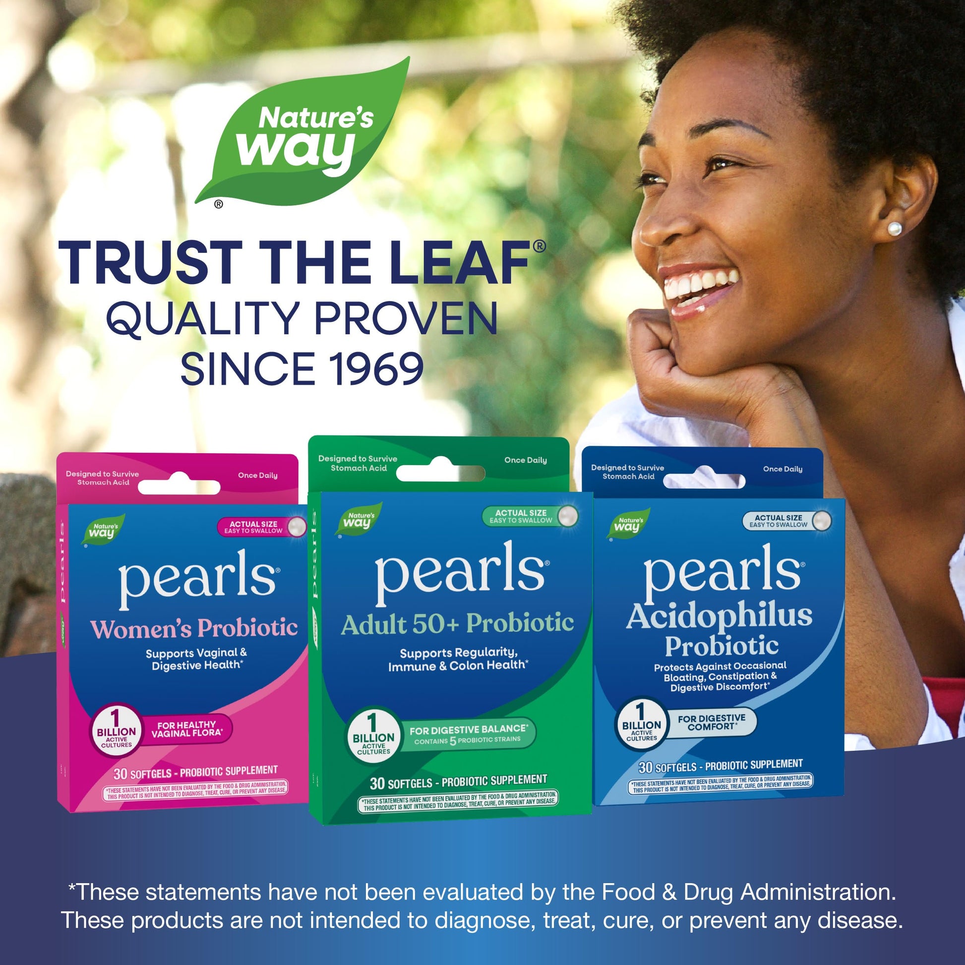 Nature's Way Pearls Adult 50+ Probiotic, Probiotics for Digestive Health* Supports Regularity, Immune & Colon Health*, 1 Billion Cultures, No Refrigeration Needed, 30 Softgels Nature's Way uk supplements