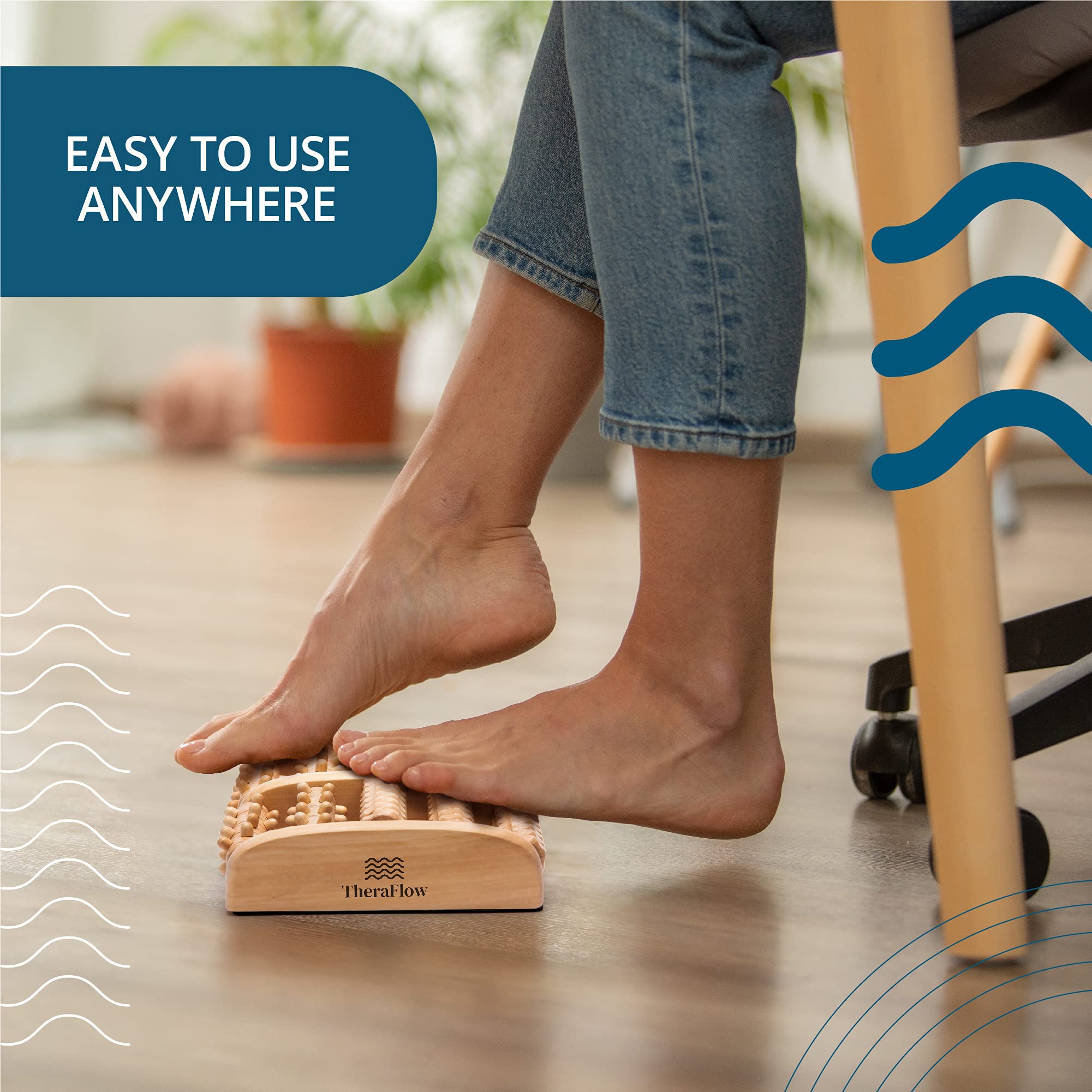 TheraFlow Foot Massager for Plantar Fasciitis Relief, Relaxation Gifts for Women, Men TheraFlow uk supplements