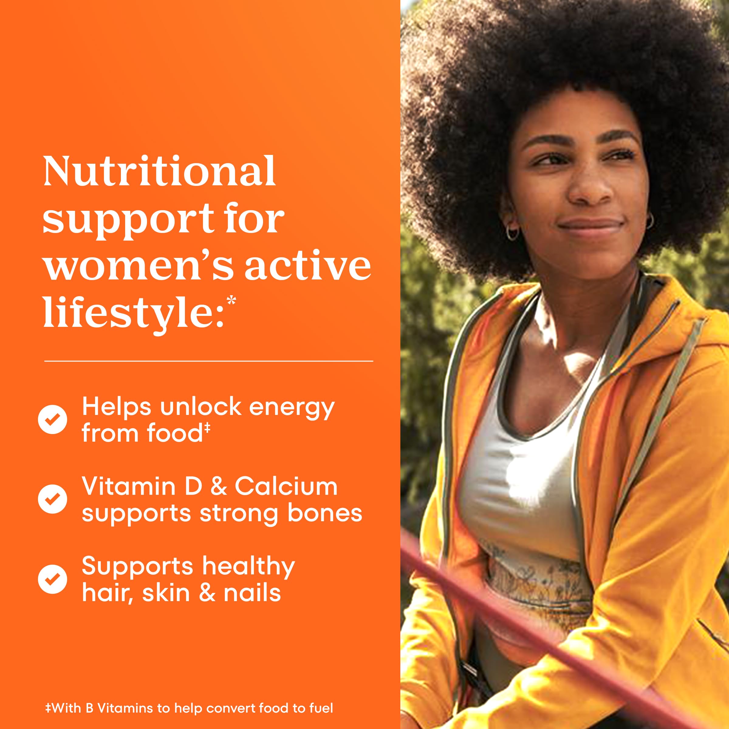 One A Day Multivitamin for Women- Daily Vitamins for Woman with Biotin, Calcium, Folic Acid, Iron & Zinc ONE A DAY uk supplements