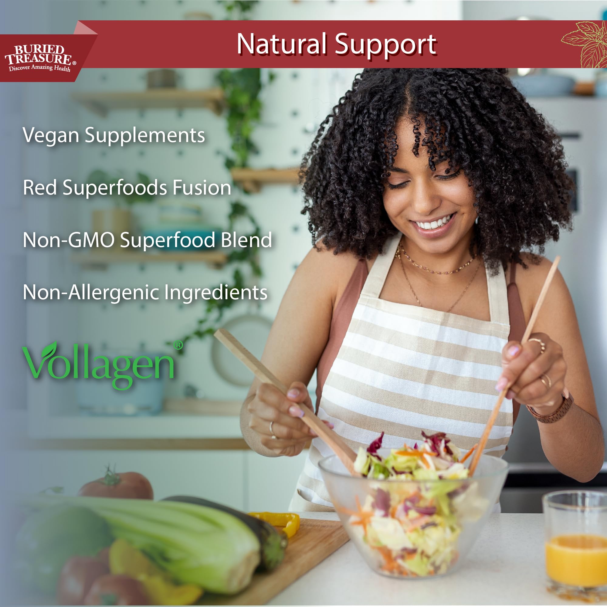 Buried Treasure Red20 Fusion Superfood Blend – Acai, Beets, Blueberry, Fiber, Adaptogens, Lutein, Vegan Vollagen, Natural Energy, Digestion, Eye Health & Wellness Support, 32oz Liquid Buried Treasure uk supplements