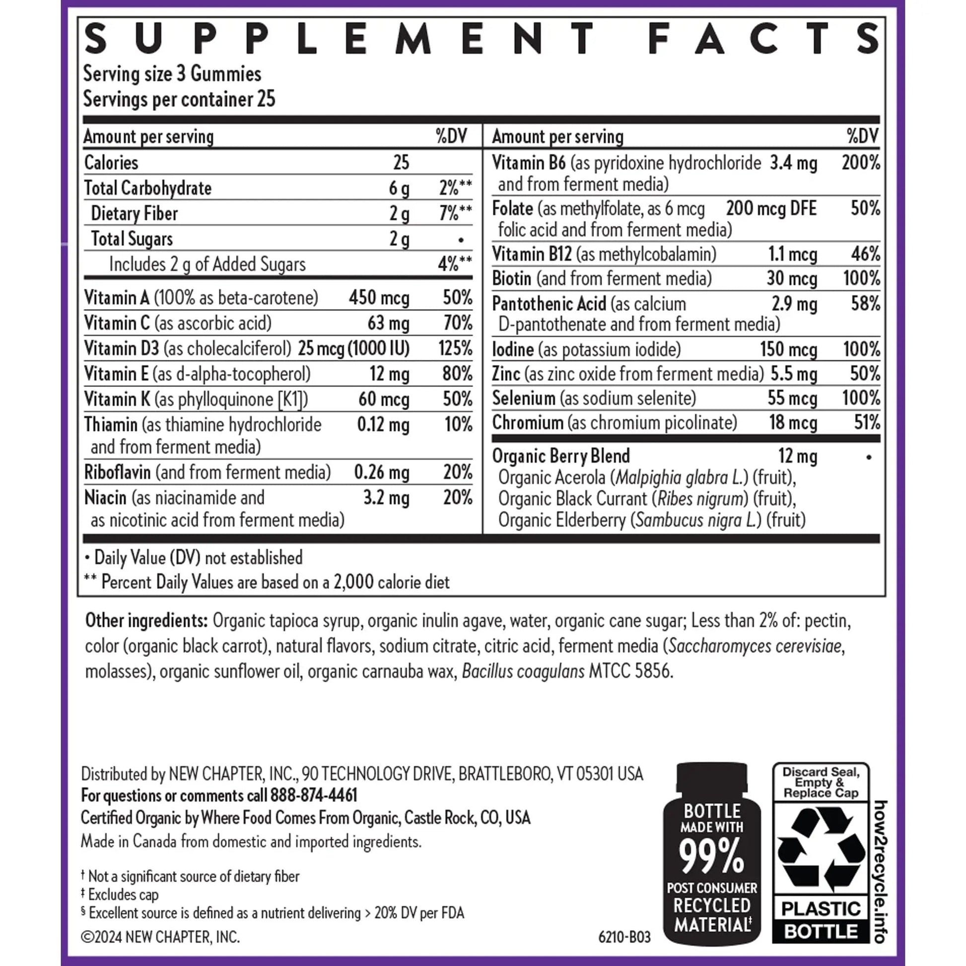 New Chapter Men’s Multivitamin Gummies, 57% Less Sugar, Men’s Gummy Vitamins with Vitamin C, D3 & Zinc New Chapter uk supplements