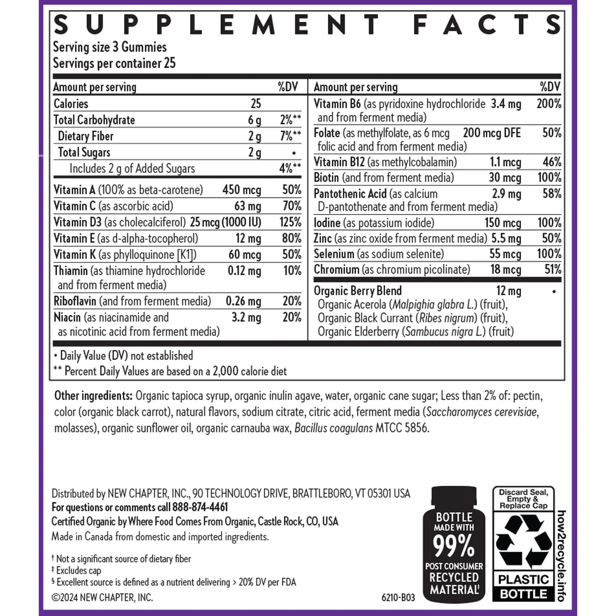 New Chapter Men’s Multivitamin Gummies, 57% Less Sugar, Men’s Gummy Vitamins with Vitamin C, D3 & Zinc New Chapter uk supplements