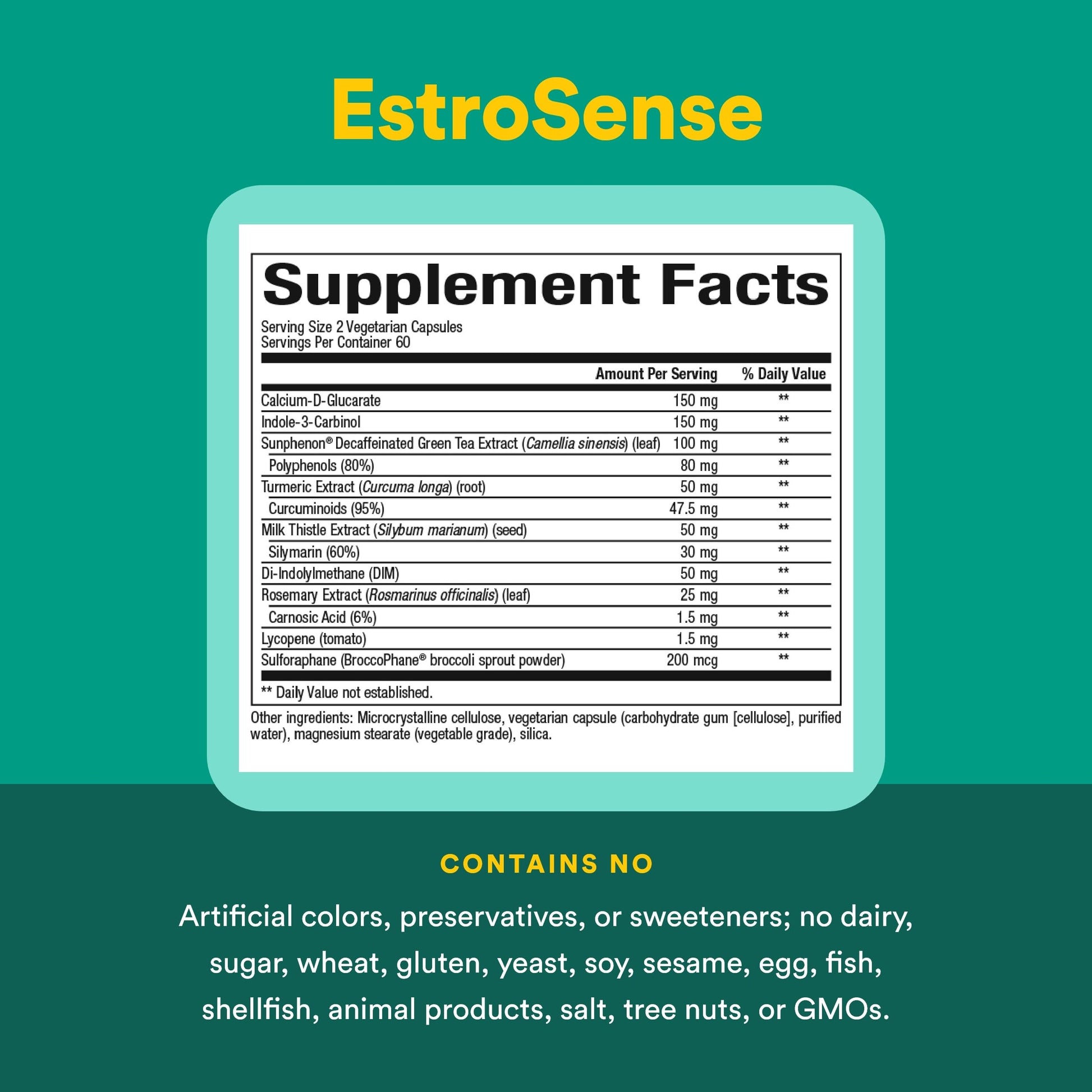 Natural Factors WomenSense EstroSense - Daily Hormonal Balance Support Supplement - Supports Healthy Menstration & Menopause - Non-GMO Natural Supplement - 120 Vegetarian Capsules (60 Servings) Natural Factors uk supplements