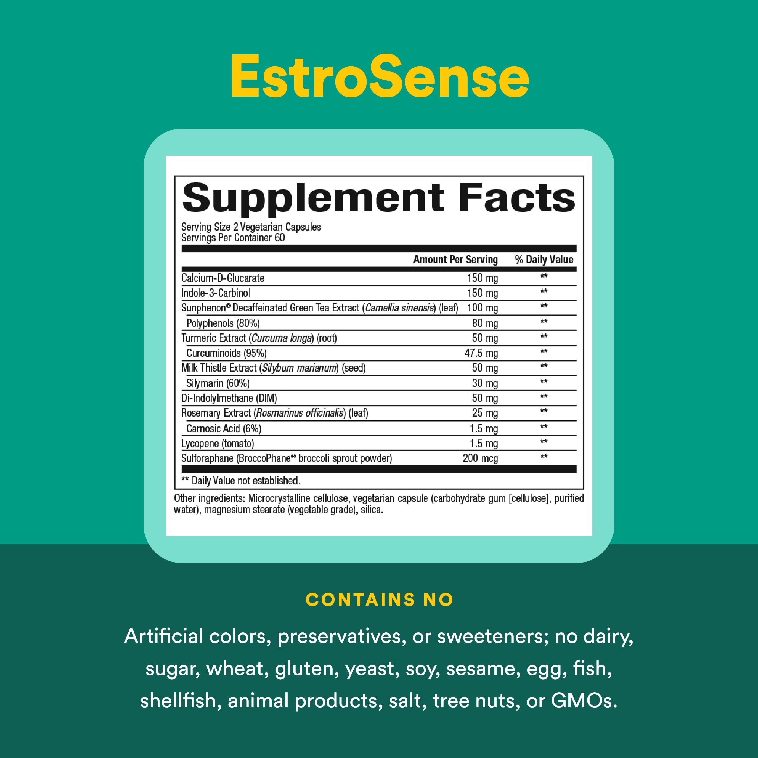 Natural Factors WomenSense EstroSense - Daily Hormonal Balance Support Supplement - Supports Healthy Menstration & Menopause - Non-GMO Natural Supplement - 120 Vegetarian Capsules (60 Servings) Natural Factors uk supplements