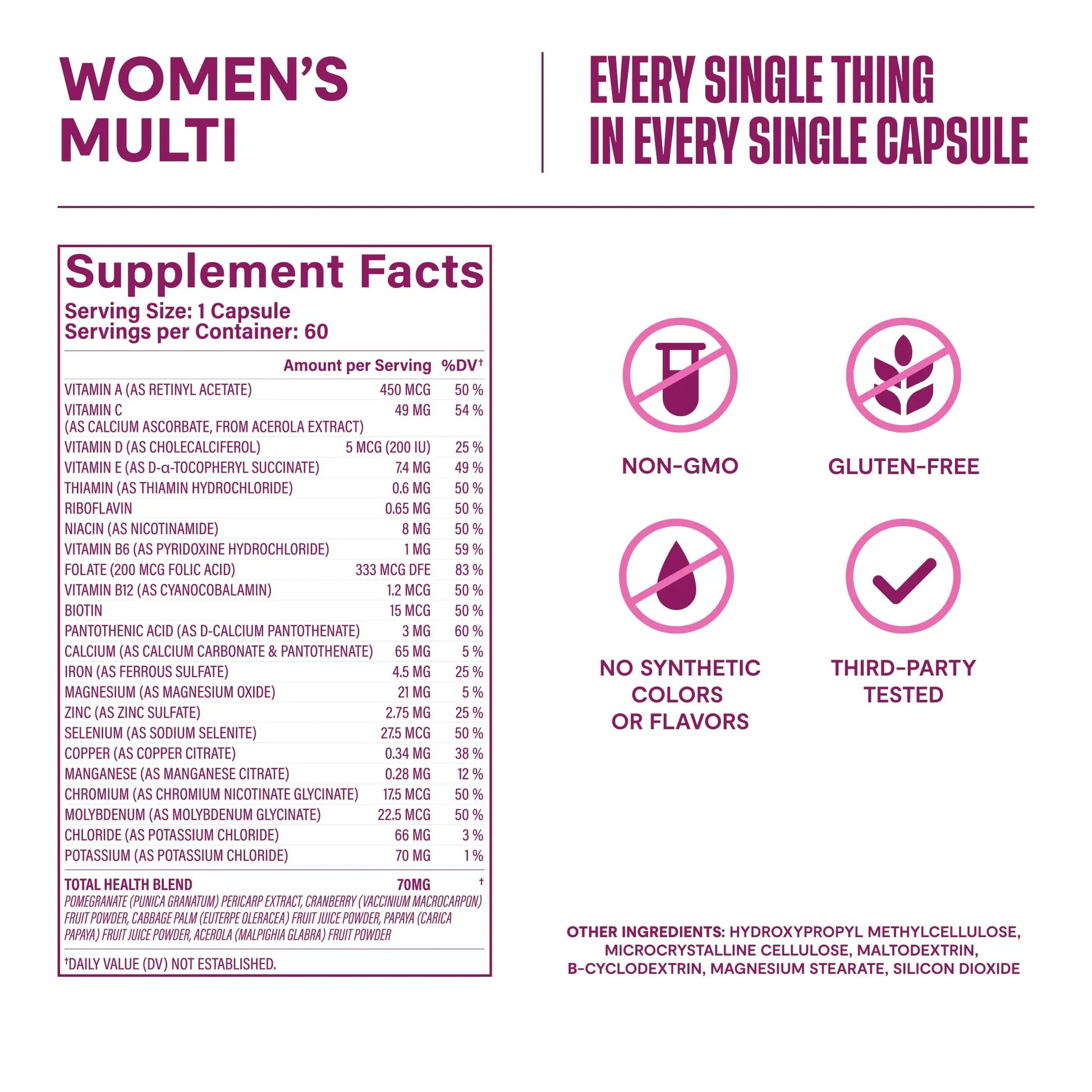 Habit Womens Multi Supplement 2 Pack (120 Capsules) - New Look, Supports General Health & Wellness, 23 Essential Vitamins and Minerals H' Habit uk supplements